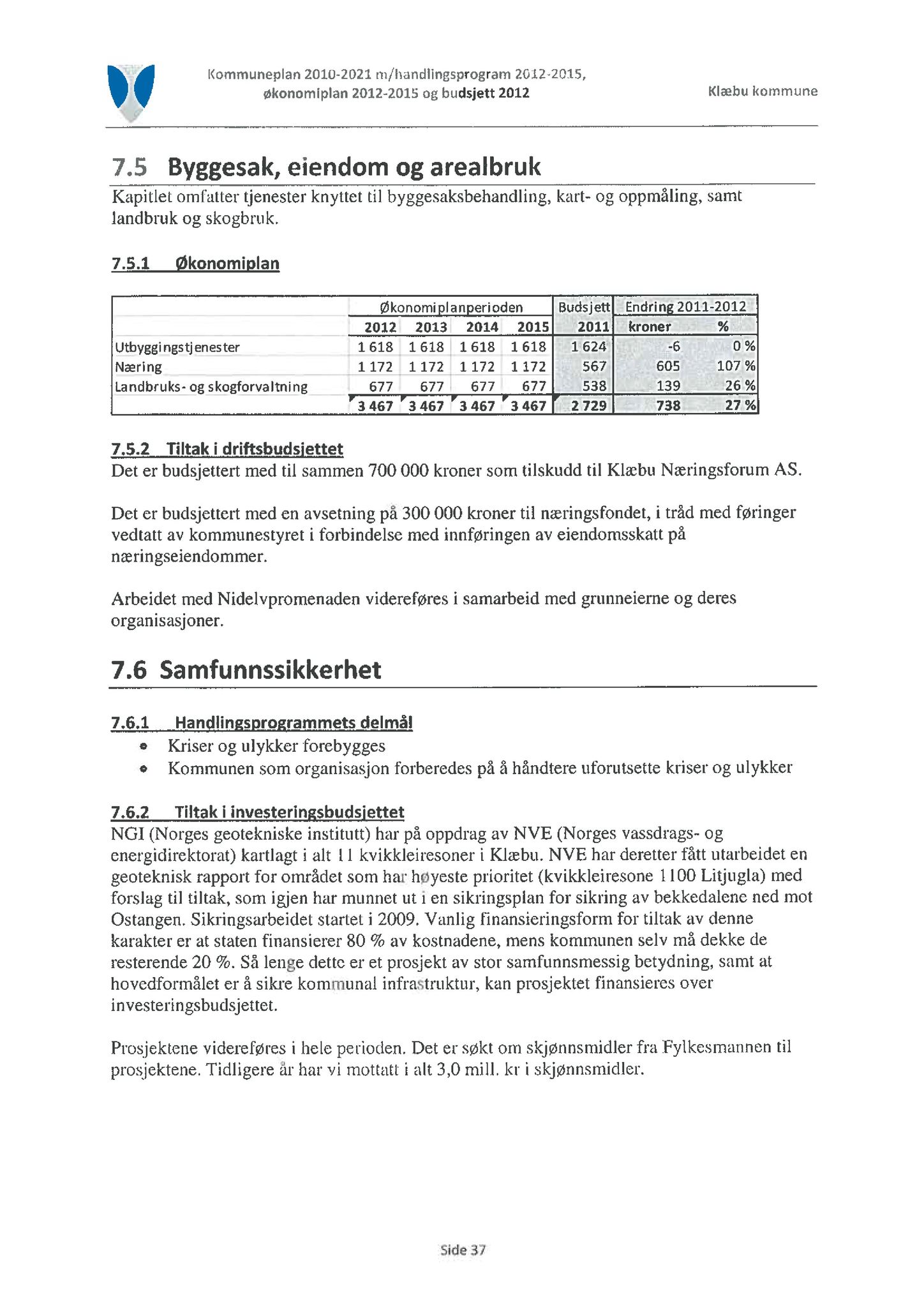 Klæbu Kommune, TRKO/KK/04-UO/L002: Utvalg for oppvekst - Møtedokumenter, 2011, p. 76