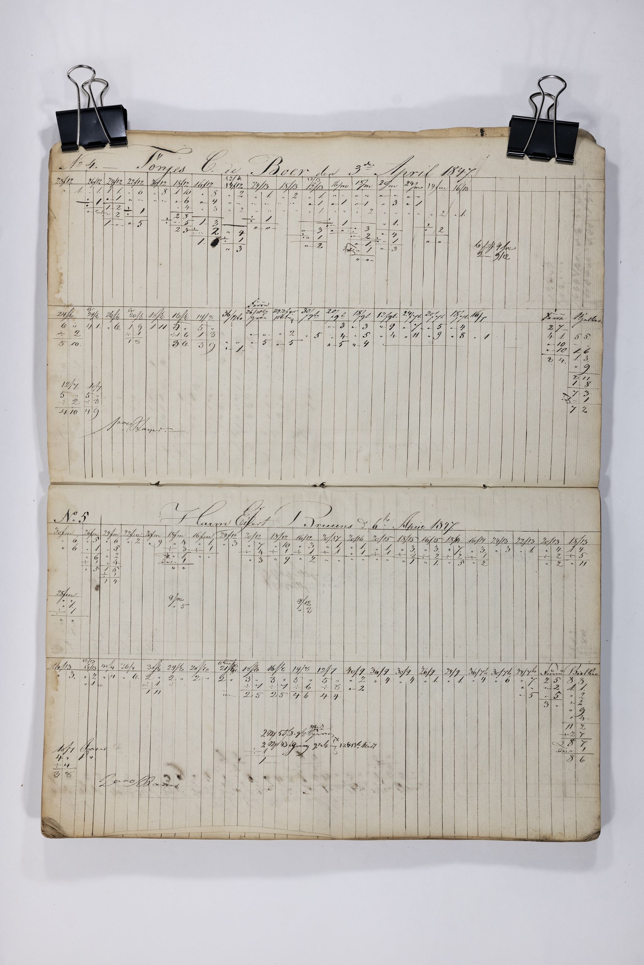 Blehr/ Kjellestad, TEMU/TGM-A-1212/E/Eb/L0004: Ladnings Liste, 1847-1849, p. 4