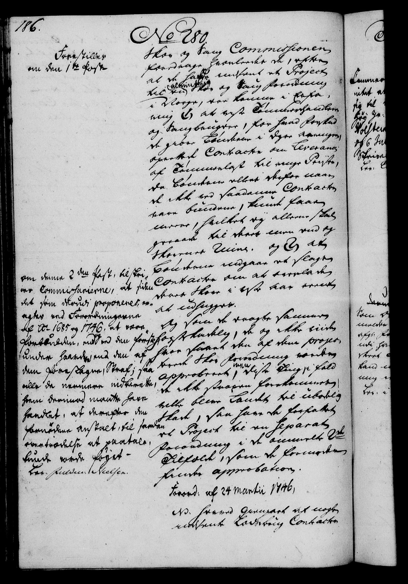 Rentekammeret, Kammerkanselliet, AV/RA-EA-3111/G/Gh/Gha/L0030: Norsk ekstraktmemorialprotokoll (merket RK 53.75), 1749-1751, p. 186