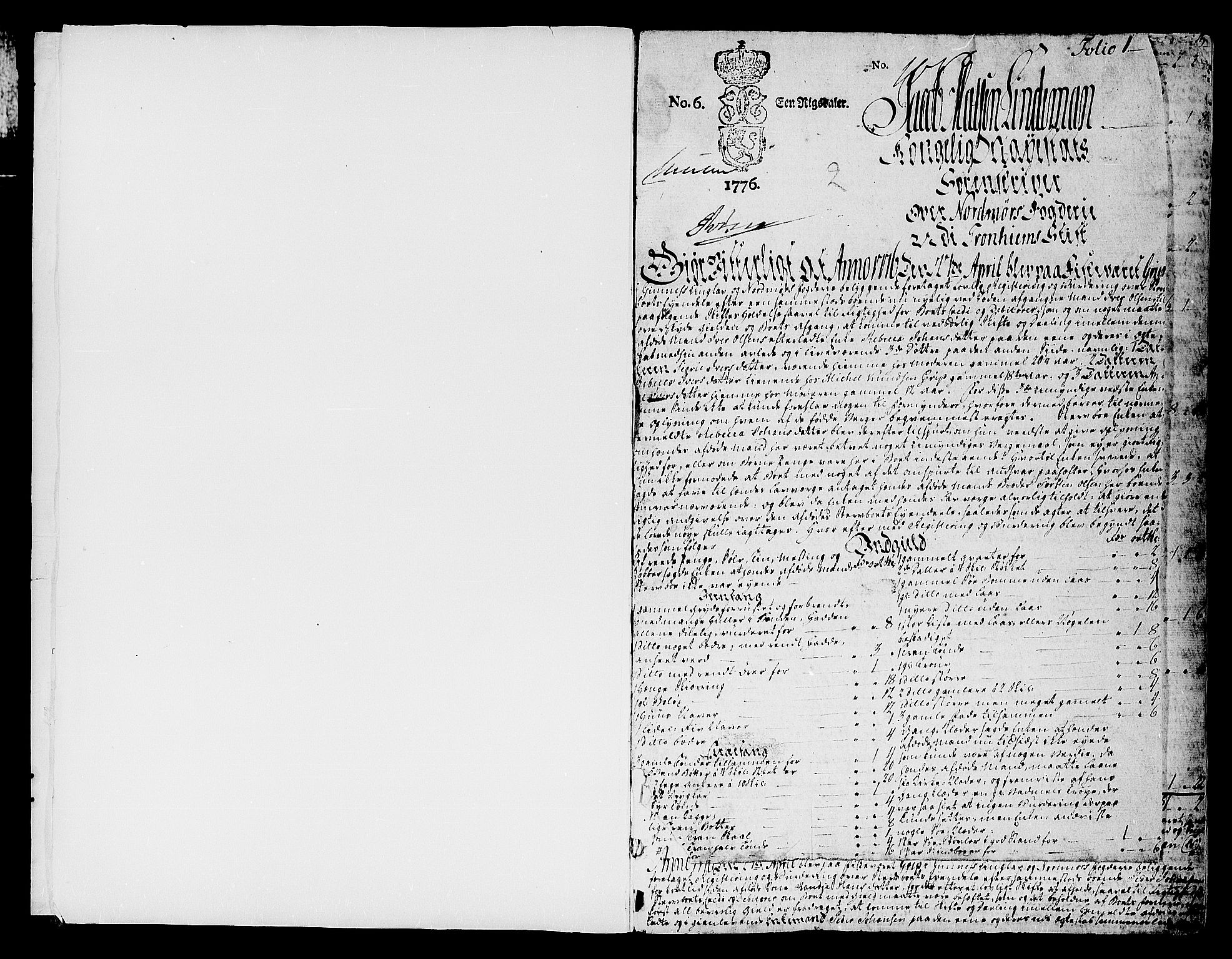 Nordmøre sorenskriveri, AV/SAT-A-4132/1/3/3A/L0017: Skifteprotokoll nr. 15, 1776-1781, p. 0b-1a