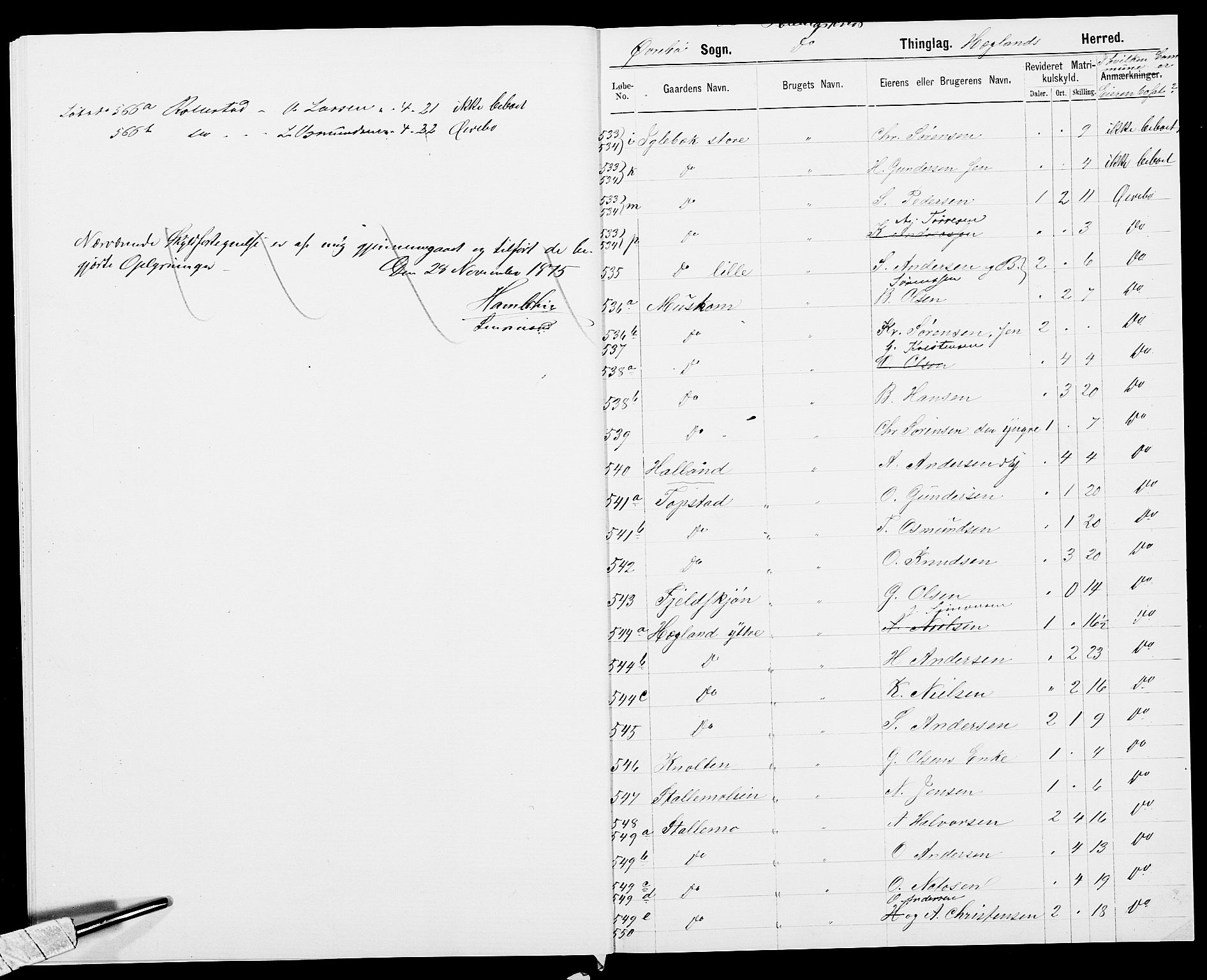 SAK, 1875 census for 1016P Øvrebø, 1875, p. 13