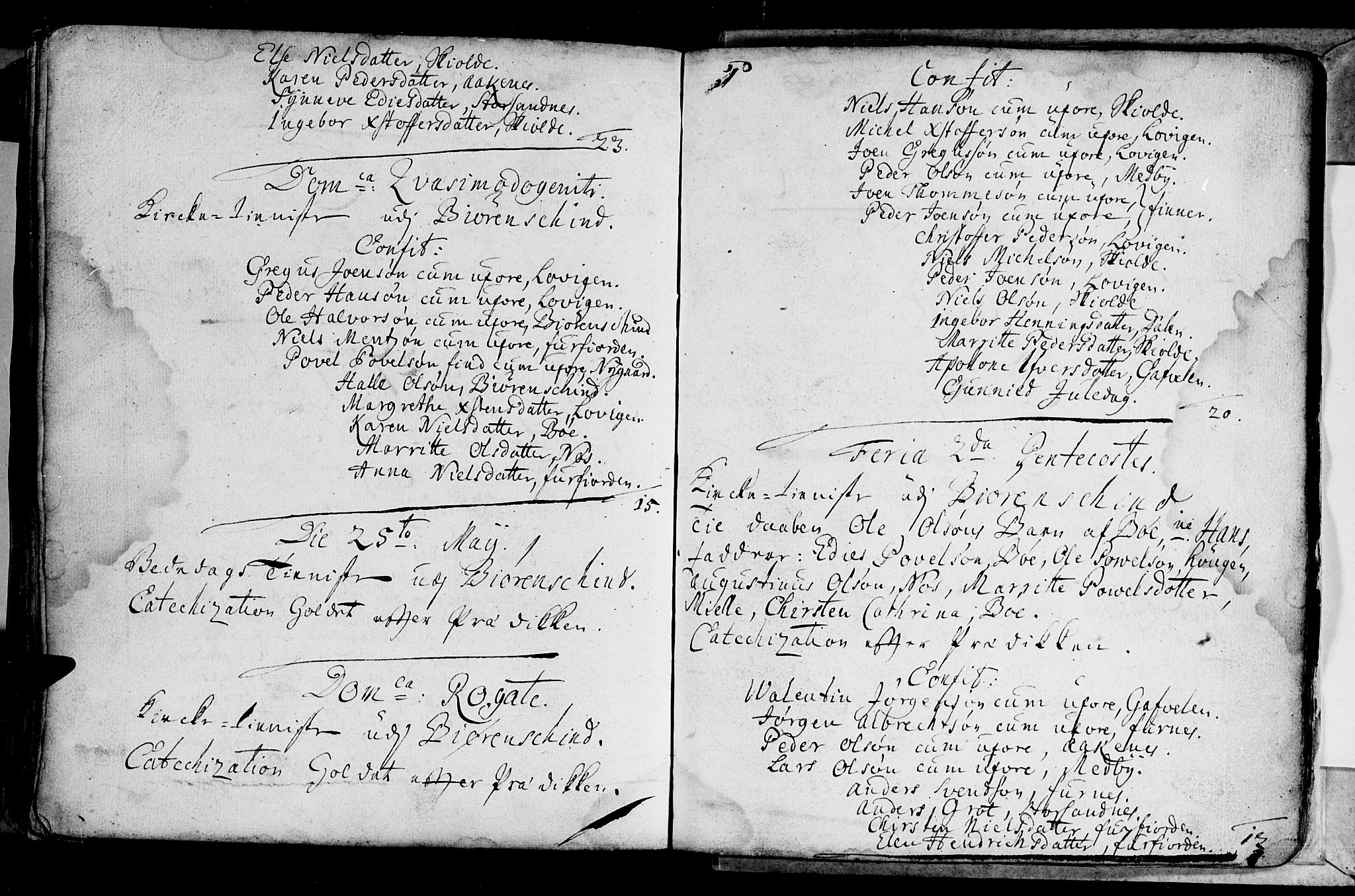 Ministerialprotokoller, klokkerbøker og fødselsregistre - Nordland, SAT/A-1459/897/L1393: Parish register (official) no. 897A01 /3, 1715-1727