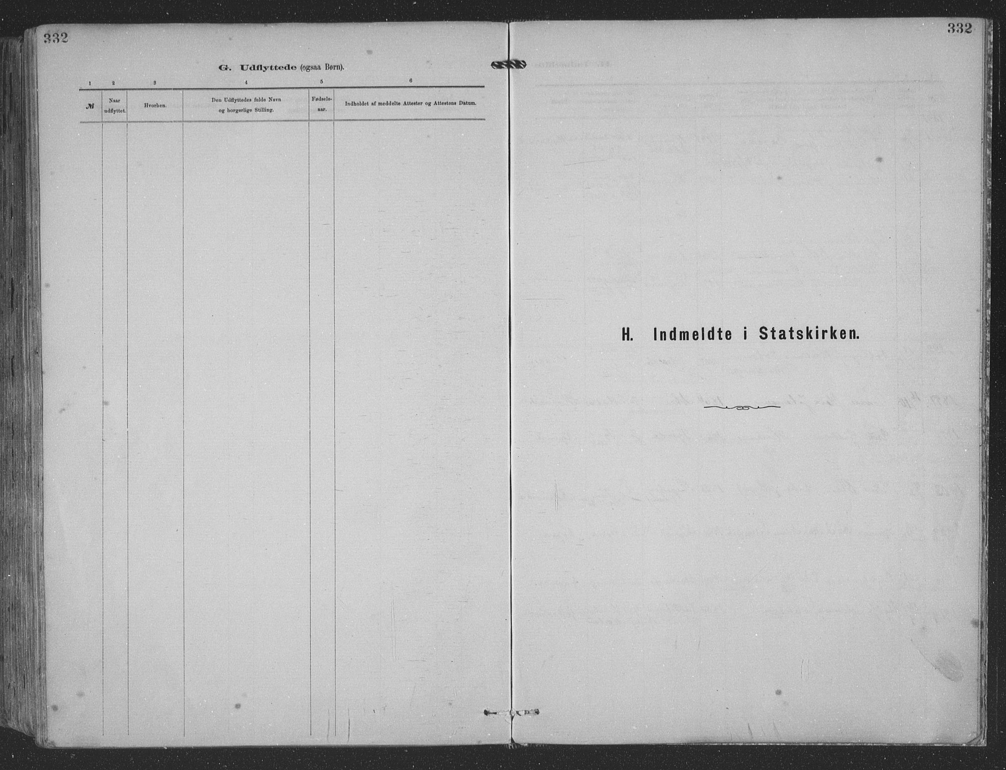 Kopervik sokneprestkontor, SAST/A-101850/H/Ha/Haa/L0001: Parish register (official) no. A 1, 1880-1919, p. 332