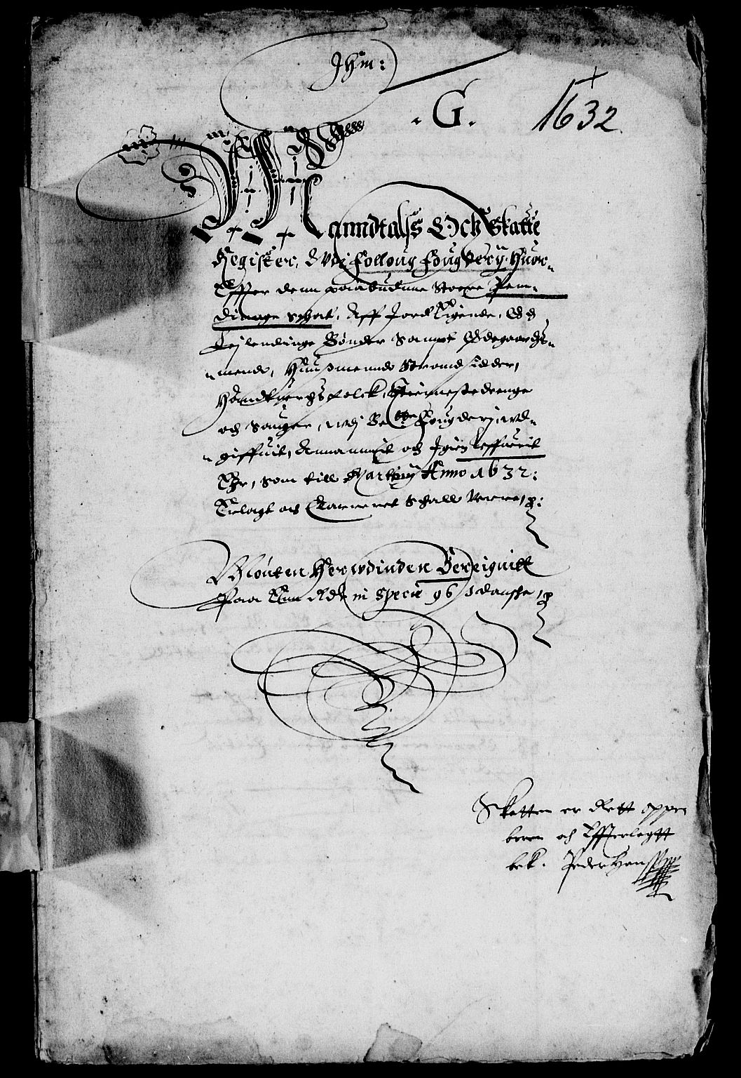 Rentekammeret inntil 1814, Reviderte regnskaper, Lensregnskaper, AV/RA-EA-5023/R/Rb/Rba/L0110: Akershus len, 1632-1633