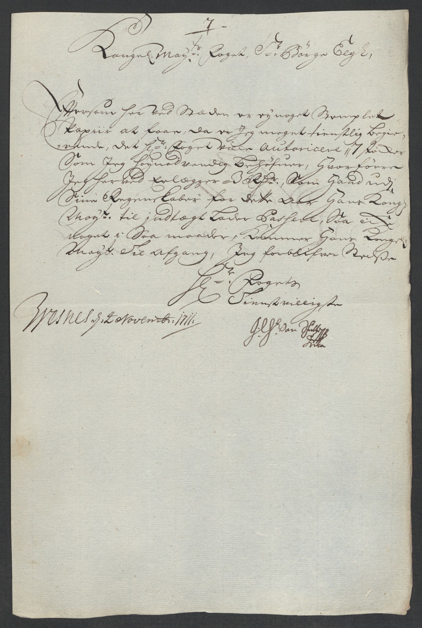 Rentekammeret inntil 1814, Reviderte regnskaper, Fogderegnskap, AV/RA-EA-4092/R55/L3660: Fogderegnskap Romsdal, 1711, p. 336