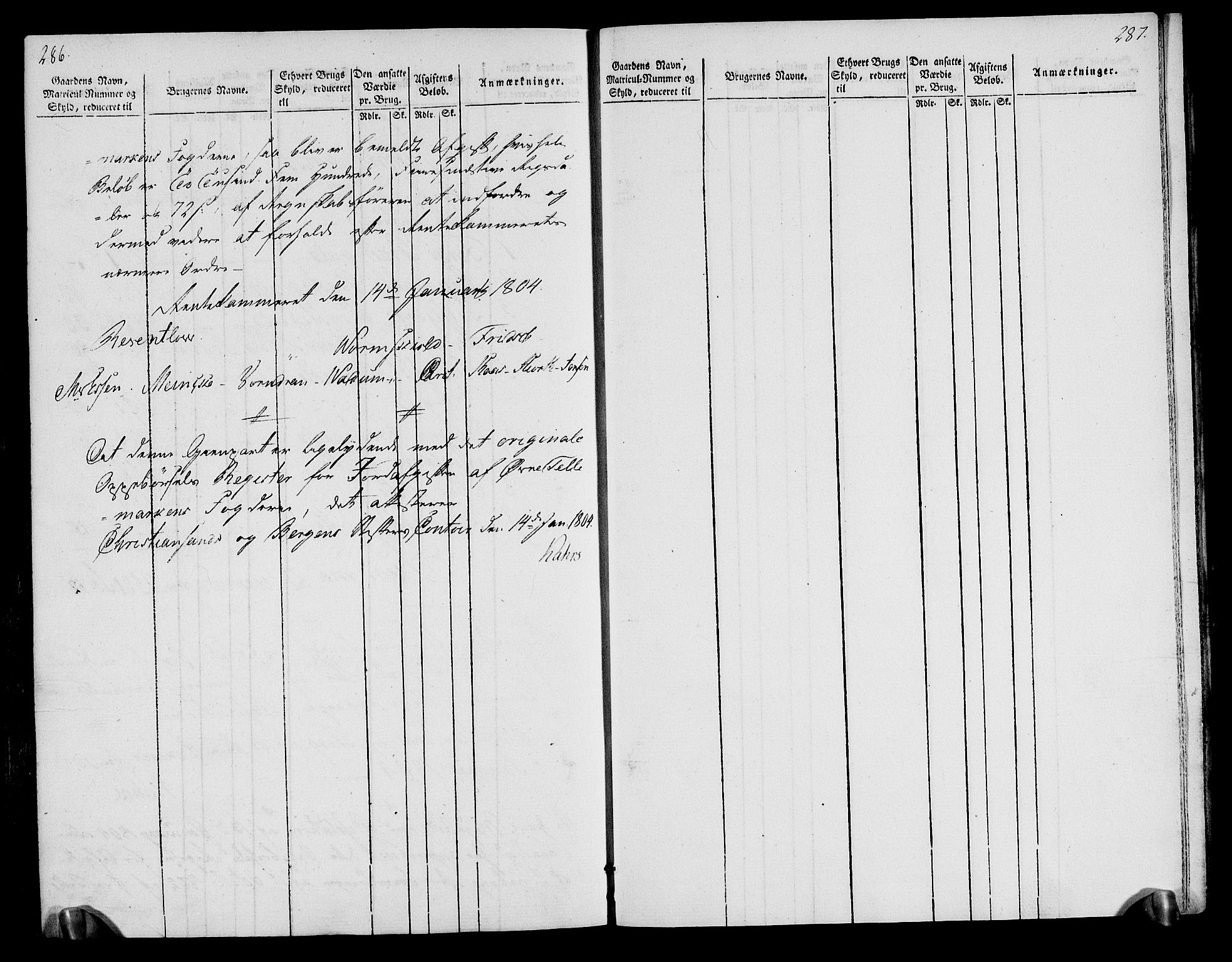 Rentekammeret inntil 1814, Realistisk ordnet avdeling, AV/RA-EA-4070/N/Ne/Nea/L0076: Øvre Telemarken fogderi. Oppebørselsregister, 1803-1804, p. 147