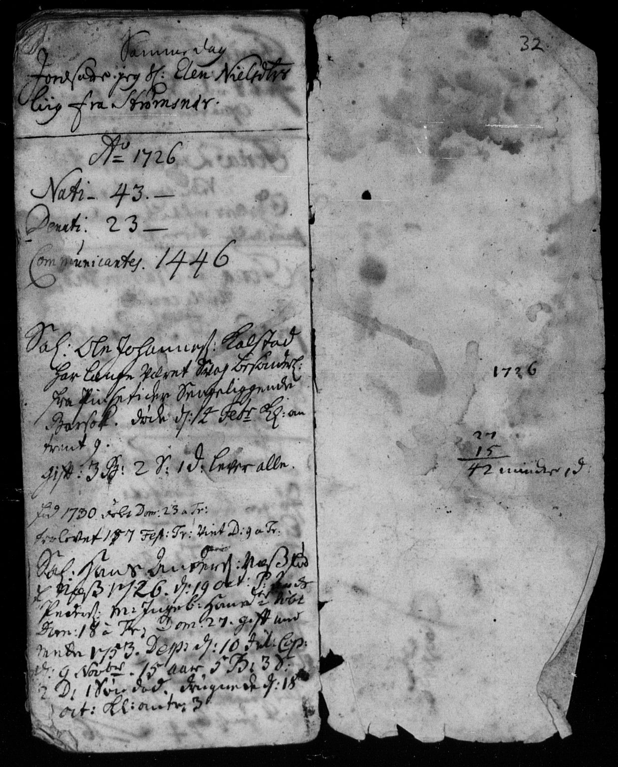 Ministerialprotokoller, klokkerbøker og fødselsregistre - Nordland, SAT/A-1459/859/L0840: Parish register (official) no. 859A00, 1708-1738, p. 32