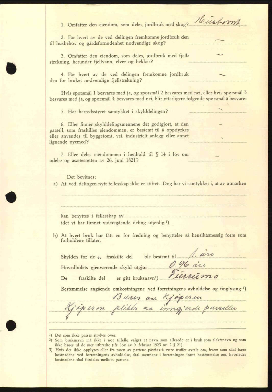 Nordmøre sorenskriveri, AV/SAT-A-4132/1/2/2Ca: Mortgage book no. A91, 1941-1942, Diary no: : 2011/1941