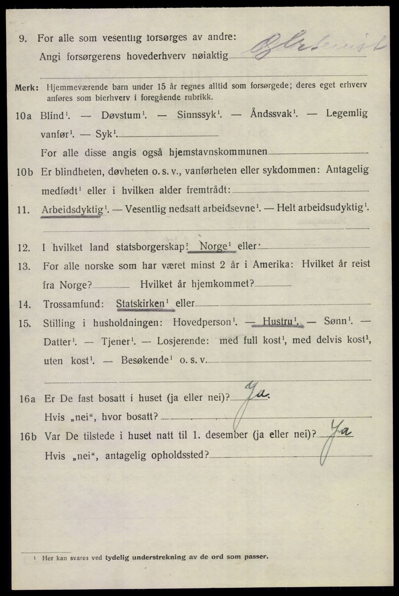 SAKO, 1920 census for Nes (Buskerud), 1920, p. 4345