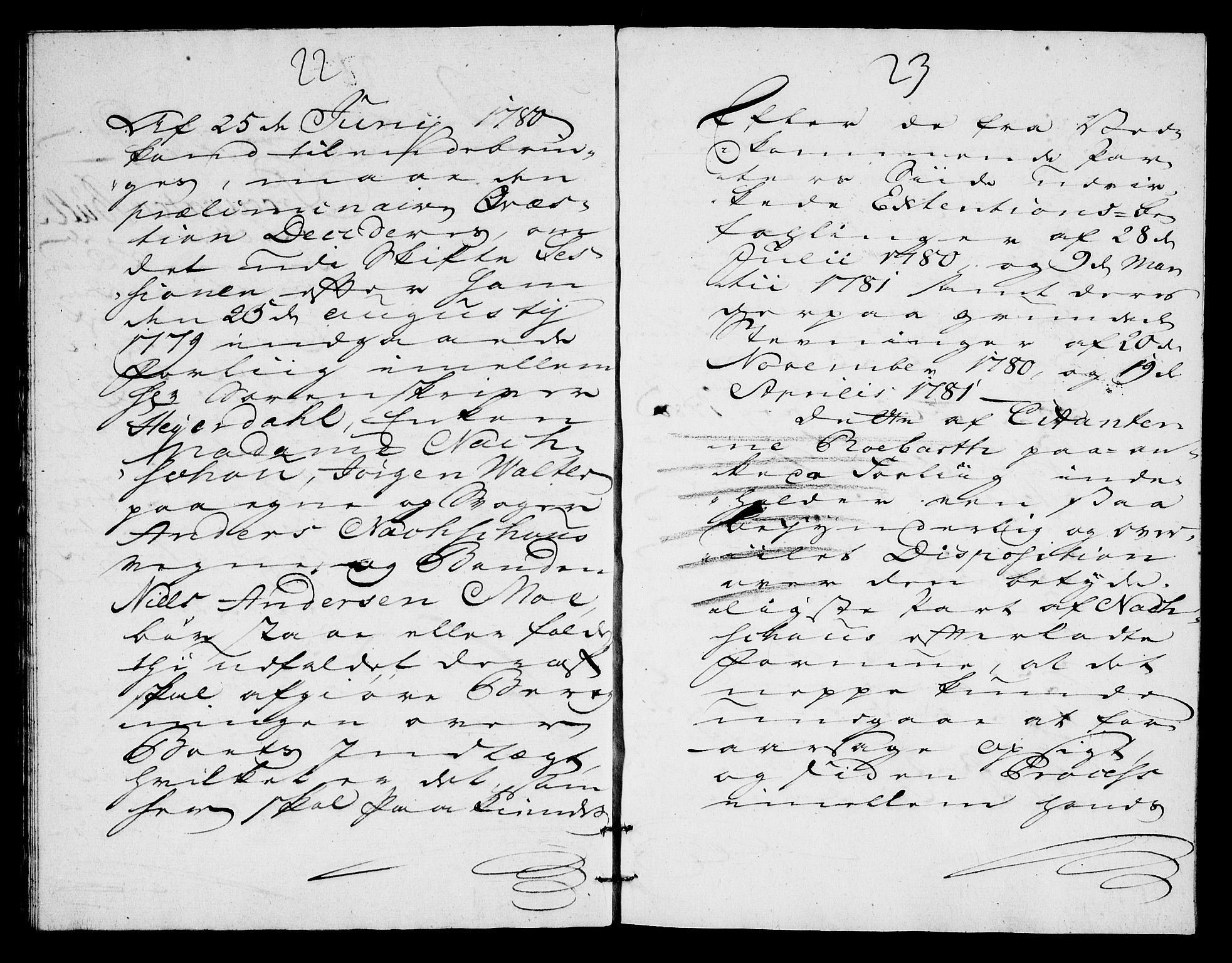 Danske Kanselli, Skapsaker, AV/RA-EA-4061/F/L0123: Skap 16, pakke 64, 1781-1794, p. 14