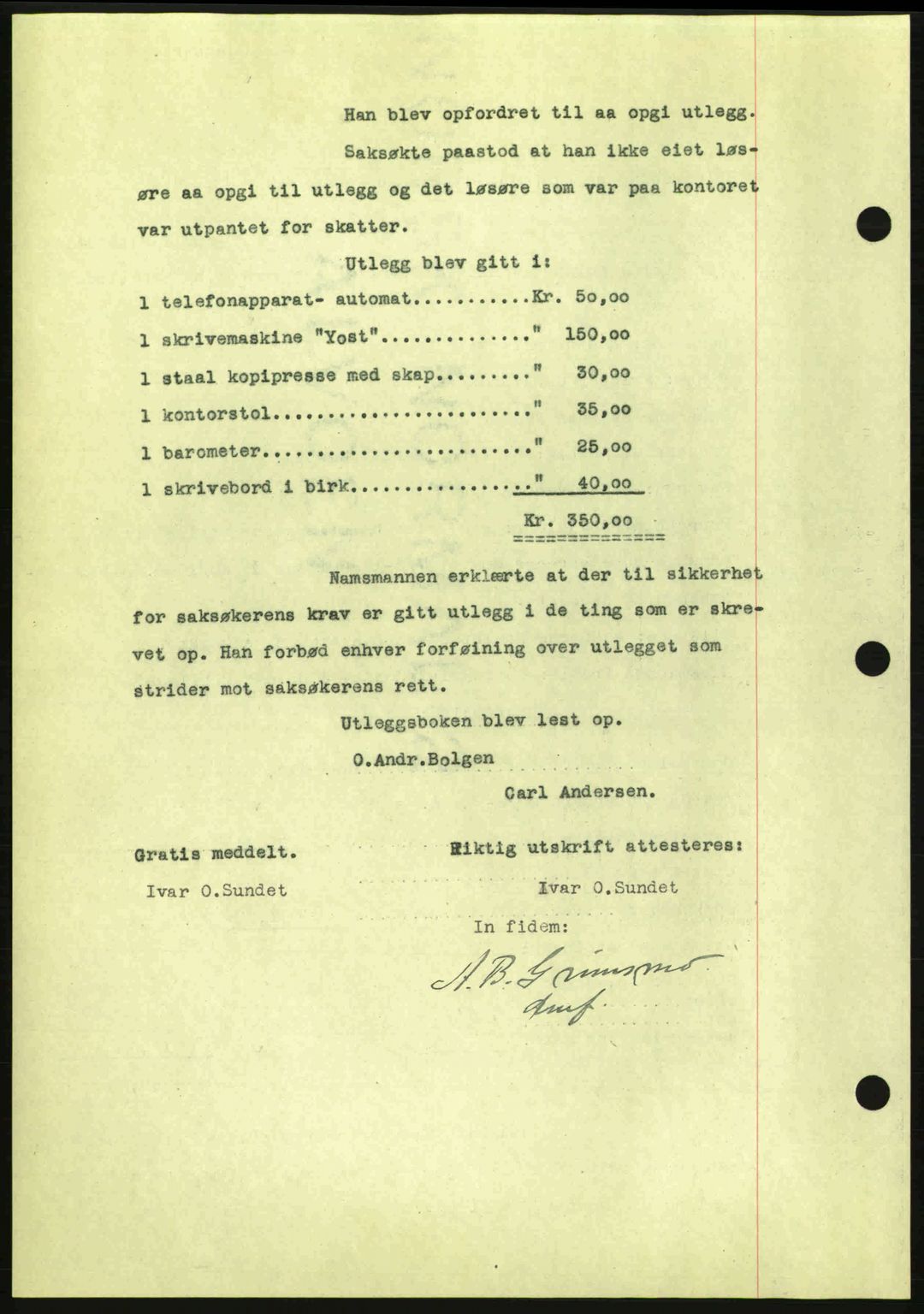 Kristiansund byfogd, AV/SAT-A-4587/A/27: Mortgage book no. 21, 1926-1928, Deed date: 24.04.1928