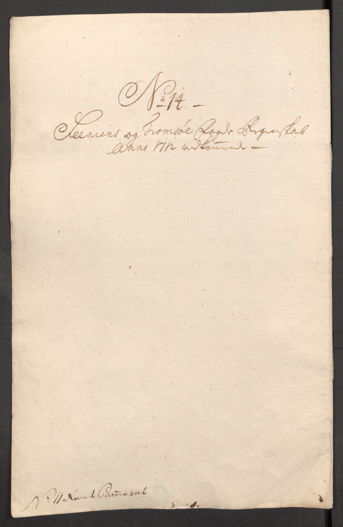 Rentekammeret inntil 1814, Reviderte regnskaper, Fogderegnskap, AV/RA-EA-4092/R68/L4758: Fogderegnskap Senja og Troms, 1711-1712, p. 389