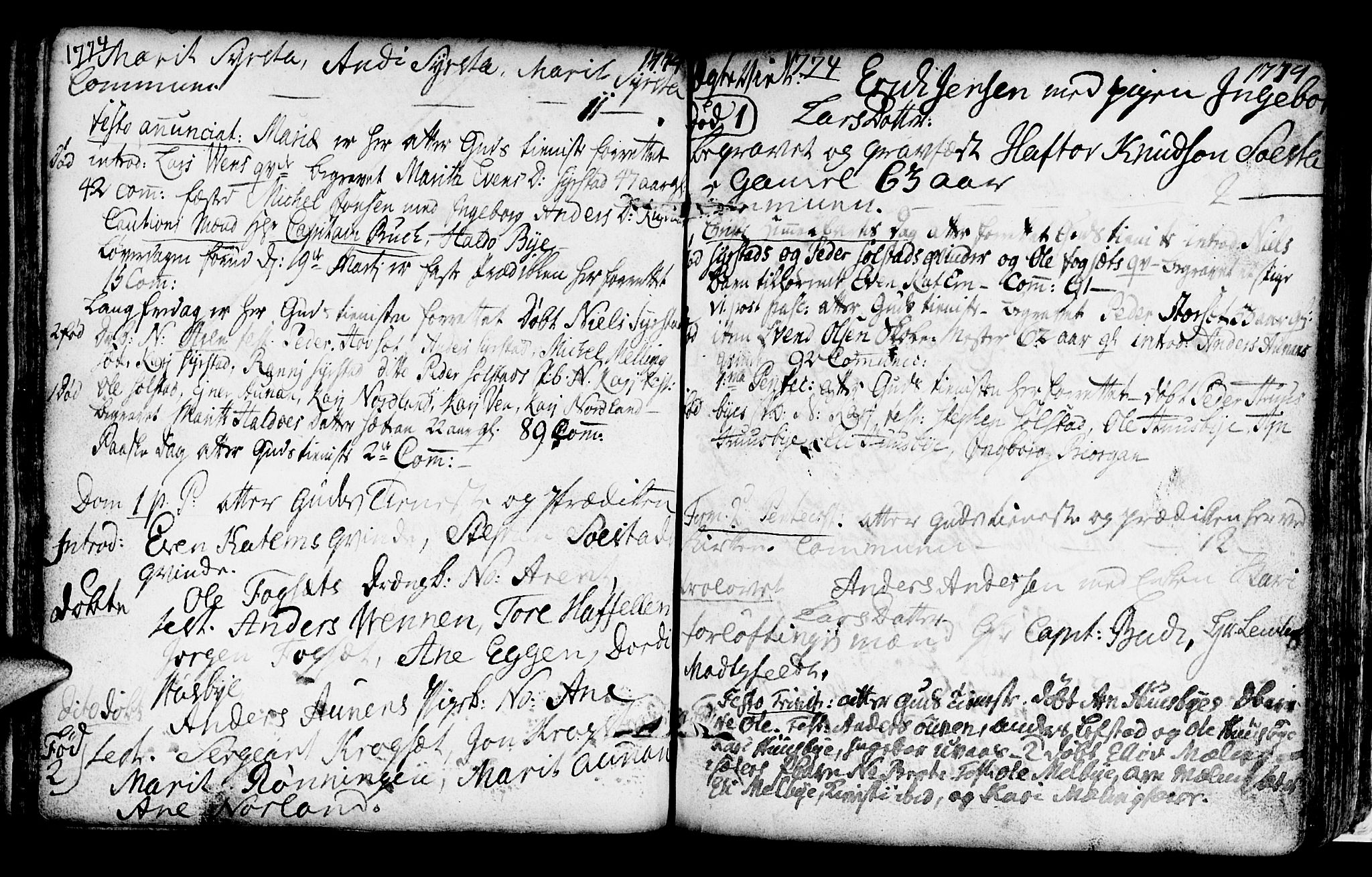 Ministerialprotokoller, klokkerbøker og fødselsregistre - Sør-Trøndelag, AV/SAT-A-1456/667/L0793: Parish register (official) no. 667A01, 1742-1790