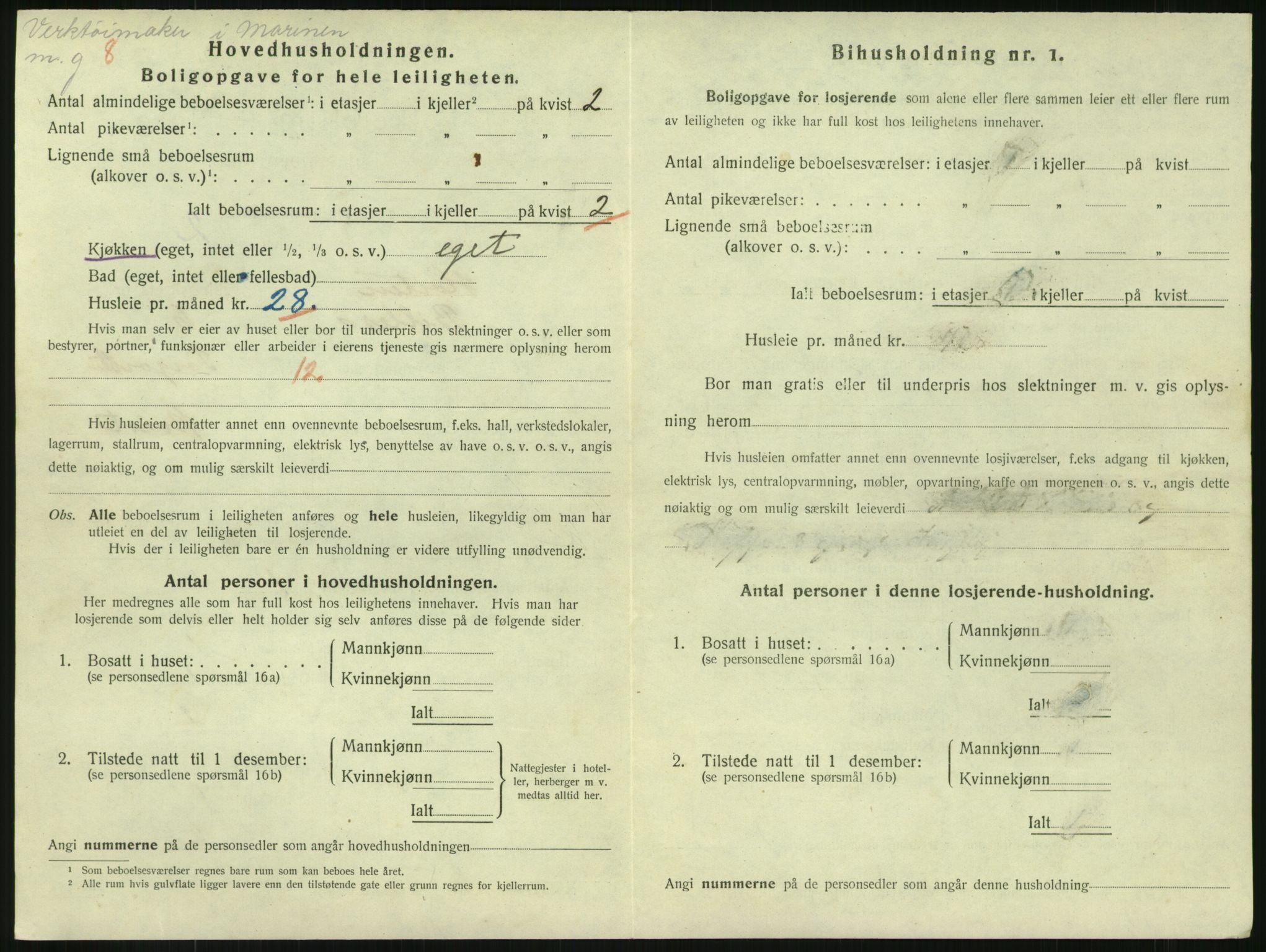 SAKO, 1920 census for Horten, 1920, p. 4626