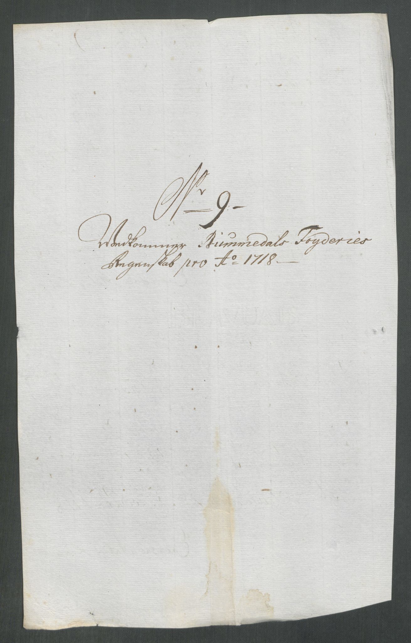 Rentekammeret inntil 1814, Reviderte regnskaper, Fogderegnskap, AV/RA-EA-4092/R64/L4439: Fogderegnskap Namdal, 1718, p. 122