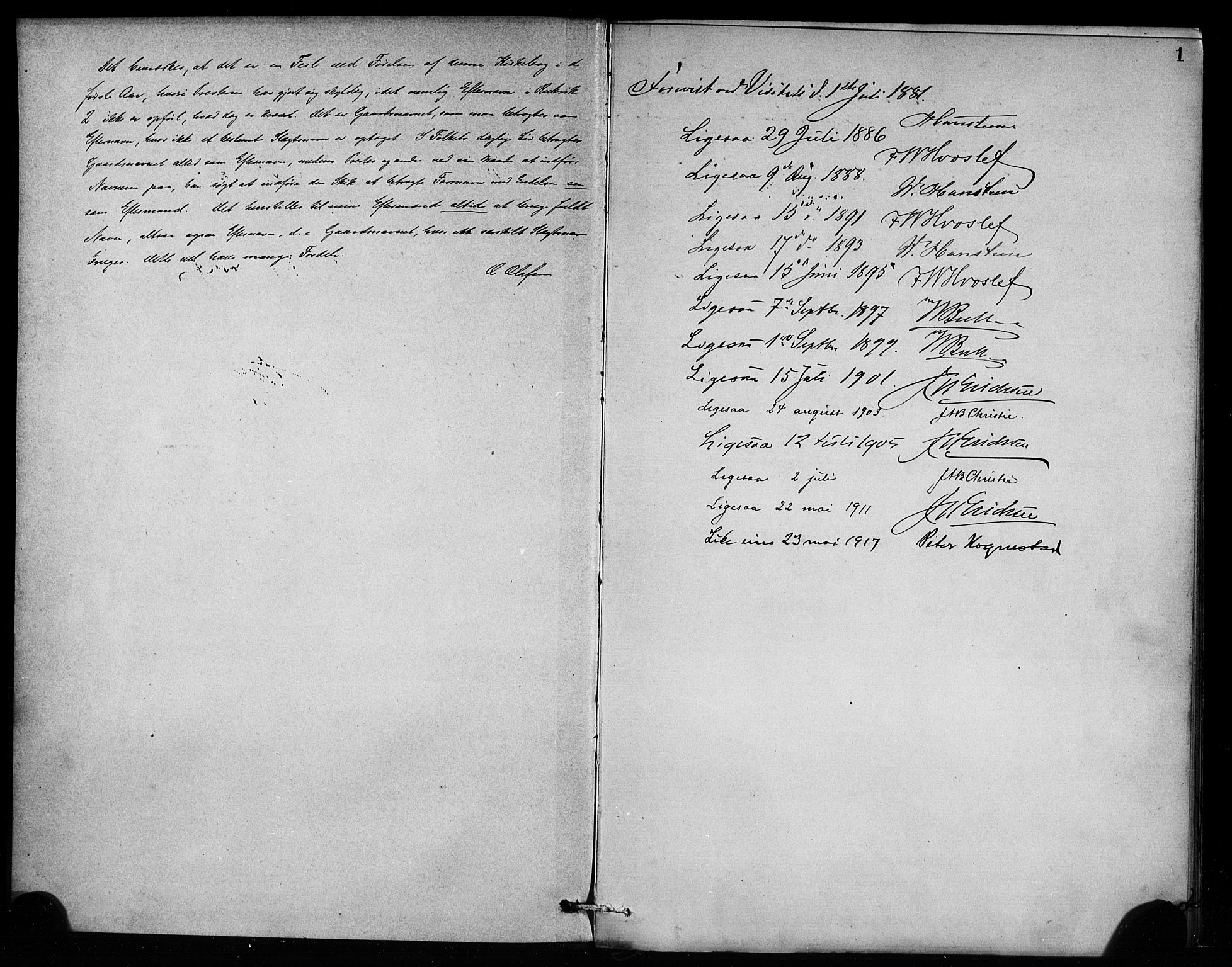 Odda Sokneprestembete, SAB/A-77201/H/Haa: Parish register (official) no. A 2, 1880-1915, p. 1