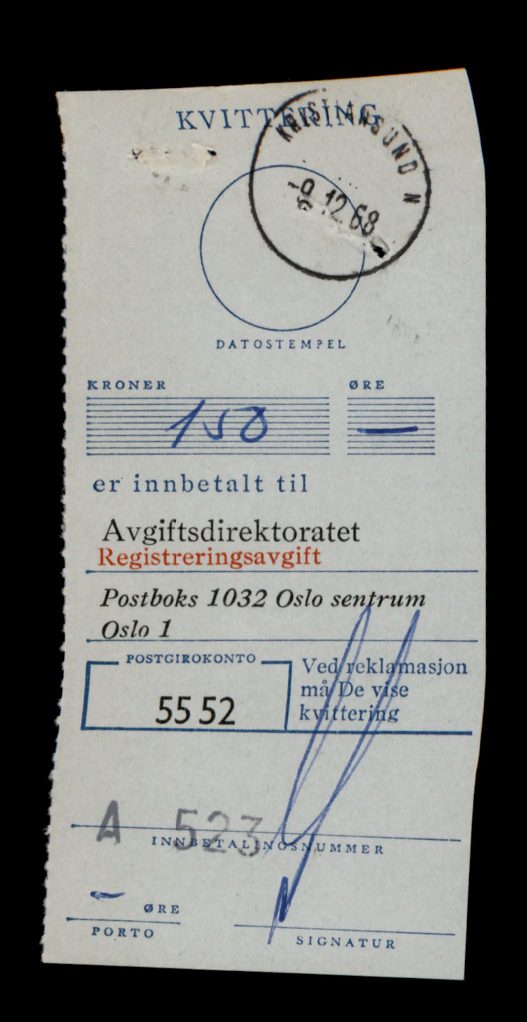 Møre og Romsdal vegkontor - Ålesund trafikkstasjon, AV/SAT-A-4099/F/Fe/L0003: Registreringskort for kjøretøy T 232 - T 340, 1927-1998, p. 2962