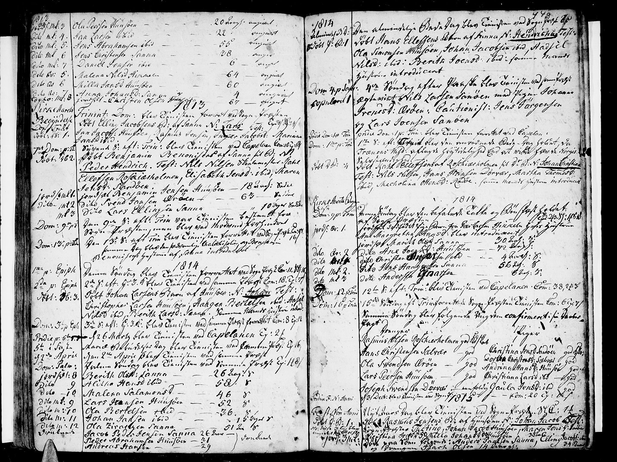 Ministerialprotokoller, klokkerbøker og fødselsregistre - Nordland, SAT/A-1459/839/L0563: Parish register (official) no. 839A01 /2, 1768-1824, p. 64-65