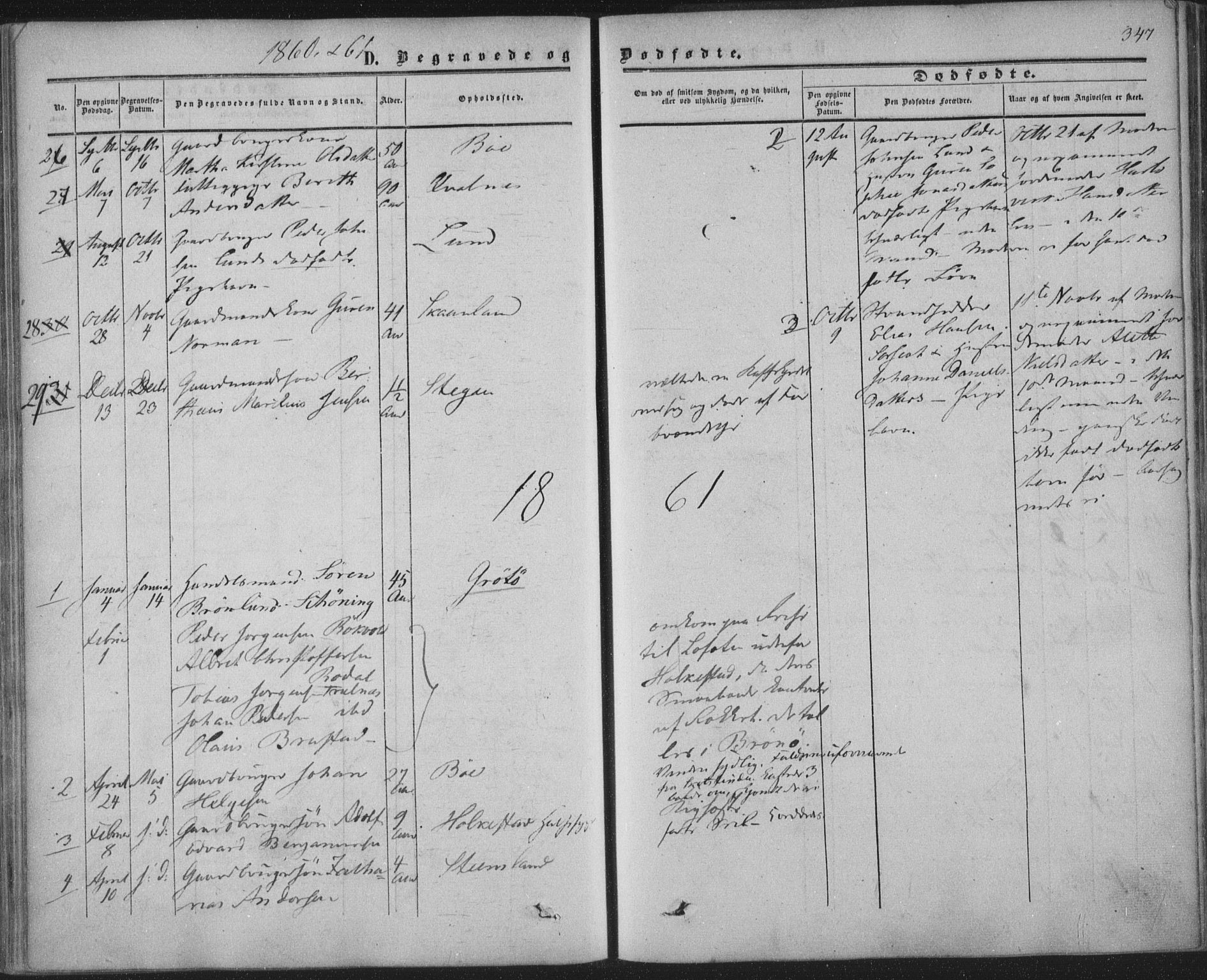 Ministerialprotokoller, klokkerbøker og fødselsregistre - Nordland, AV/SAT-A-1459/855/L0800: Parish register (official) no. 855A08, 1852-1864, p. 347