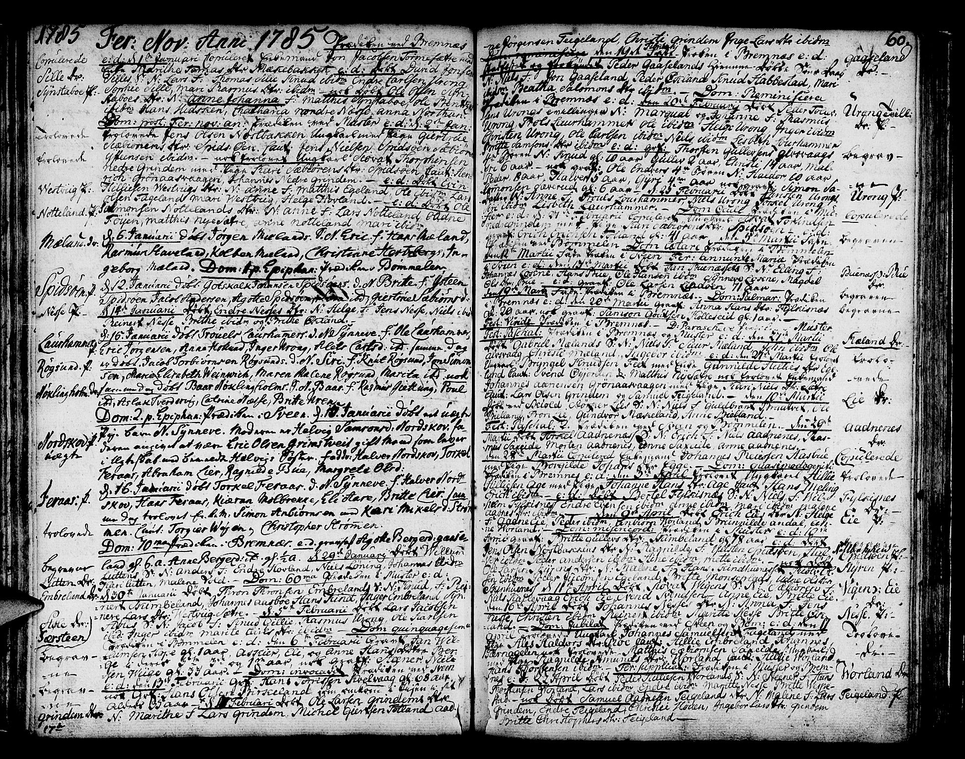 Finnås sokneprestembete, AV/SAB-A-99925/H/Ha/Haa/Haaa/L0003: Parish register (official) no. A 3, 1765-1803, p. 60