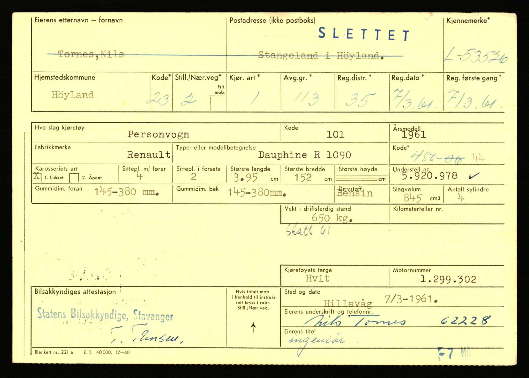 Stavanger trafikkstasjon, AV/SAST-A-101942/0/F/L0053: L-52900 - L-54199, 1930-1971, p. 1571