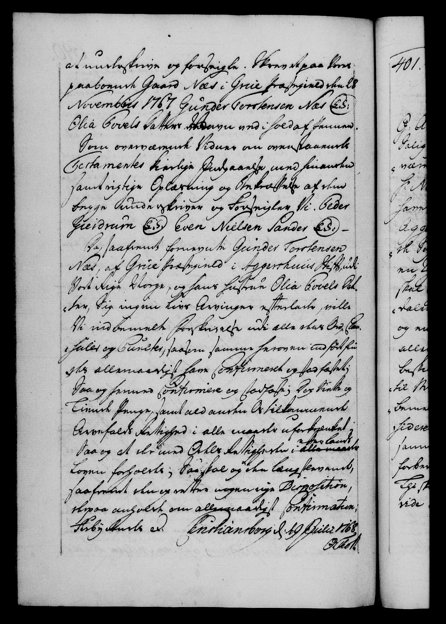 Danske Kanselli 1572-1799, AV/RA-EA-3023/F/Fc/Fca/Fcaa/L0043: Norske registre, 1766-1768, p. 690b