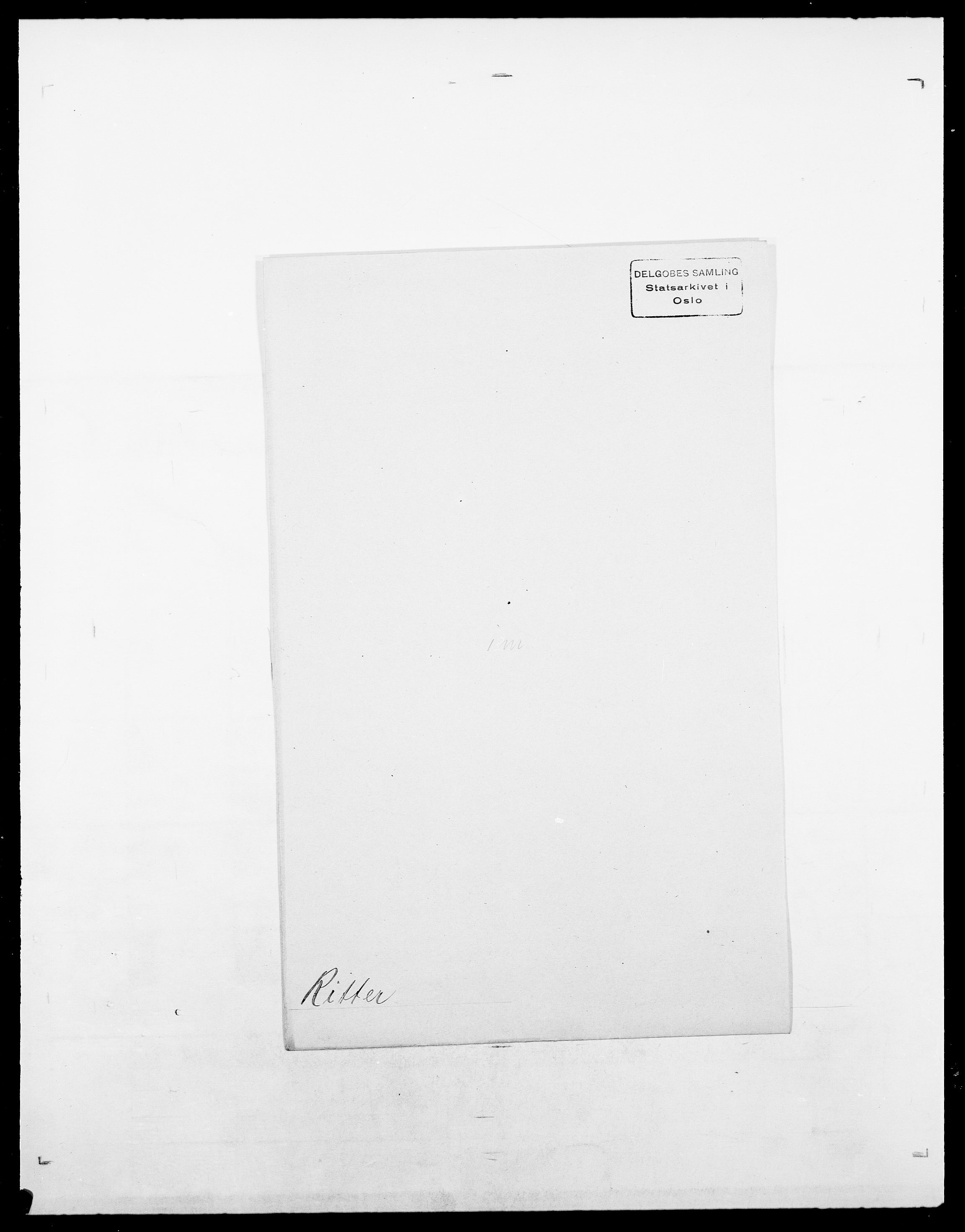 Delgobe, Charles Antoine - samling, SAO/PAO-0038/D/Da/L0032: Rabakovsky - Rivertz, p. 821