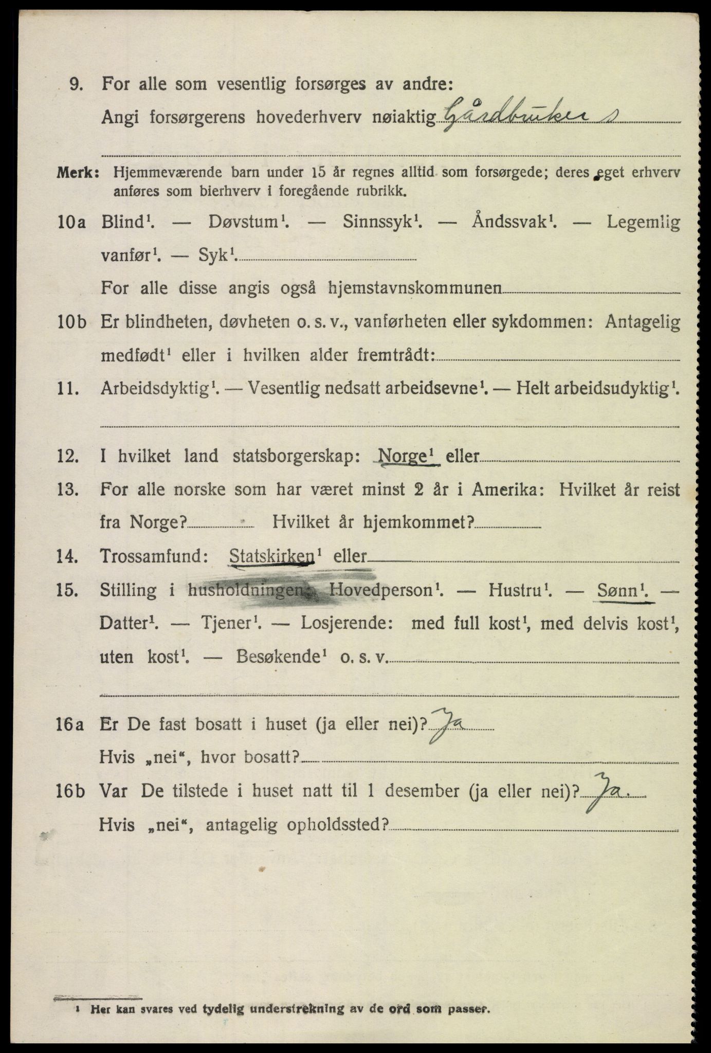 SAH, 1920 census for Sør-Aurdal, 1920, p. 6292