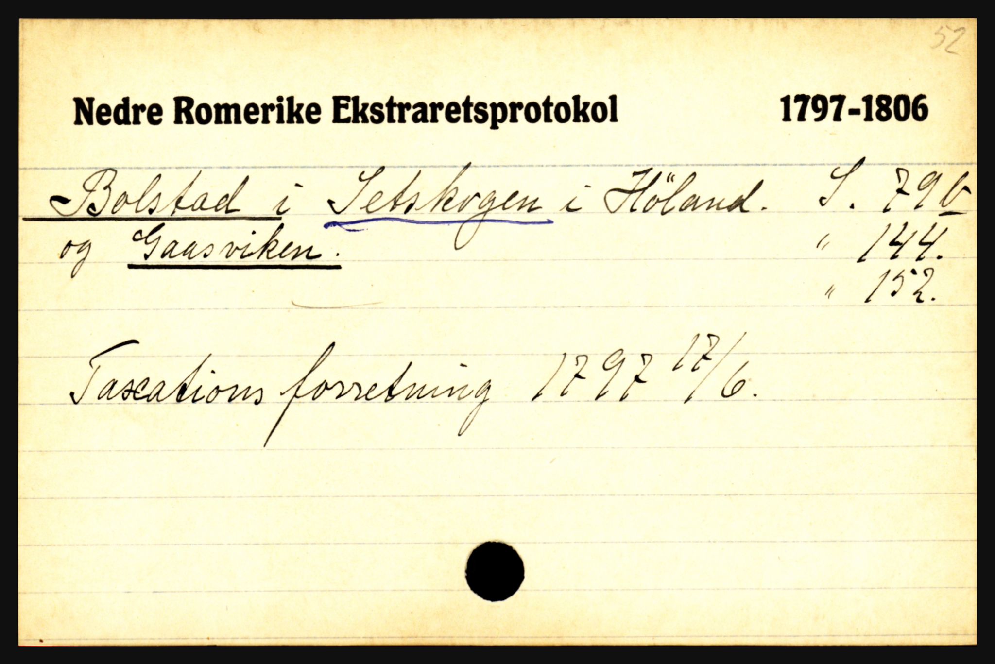 Statsarkivet i Oslo, AV/SAO-A-10621/Z/Zb/L0014: Setskog (Bolstad - Åmot), Skedsmo m/ Lørenskog (Asak - Østmork), Sørum (Sognedelet Sørum/Skedsmo, Asak - Åsgård), p. 4