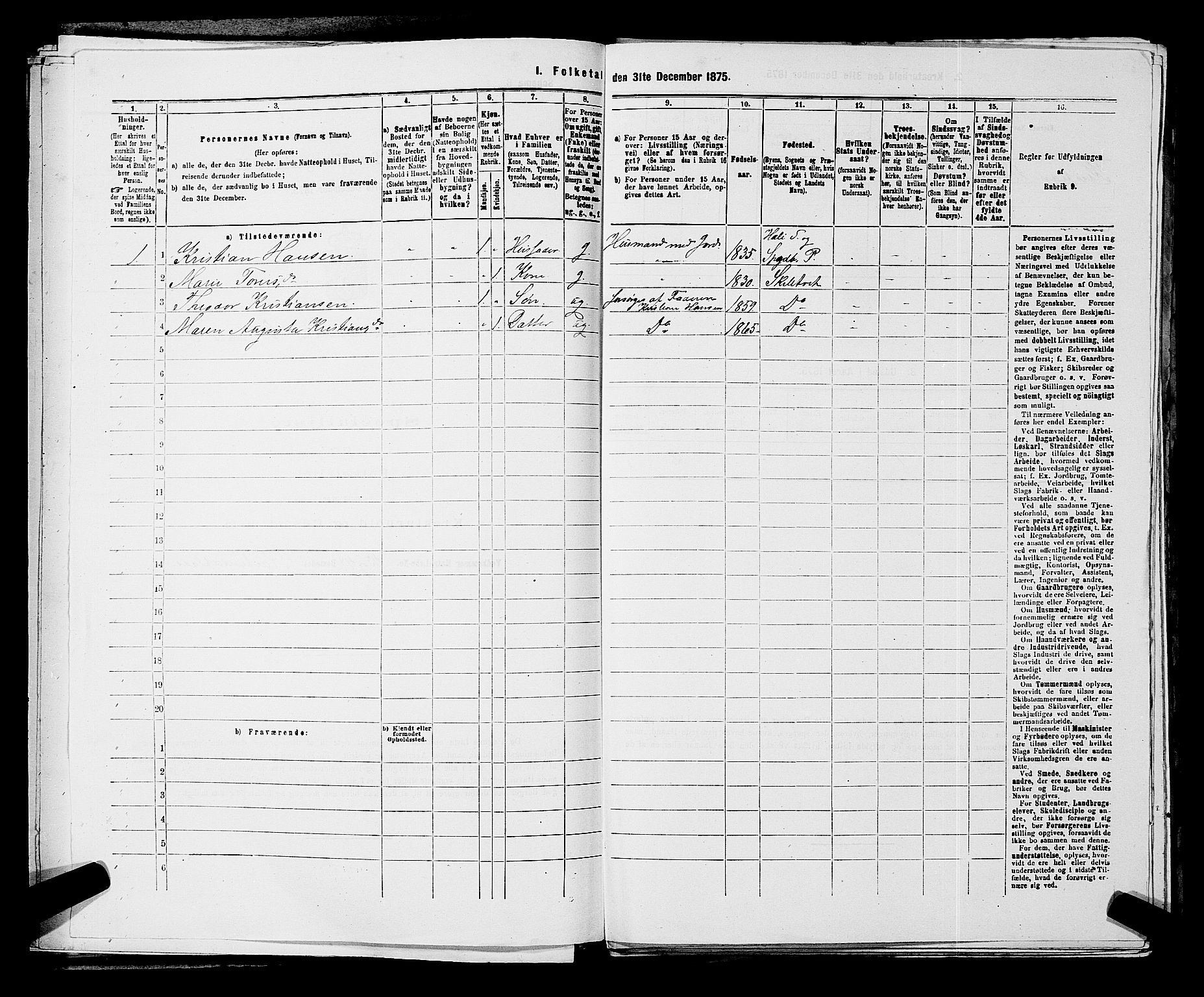 RA, 1875 census for 0127P Skiptvet, 1875, p. 505