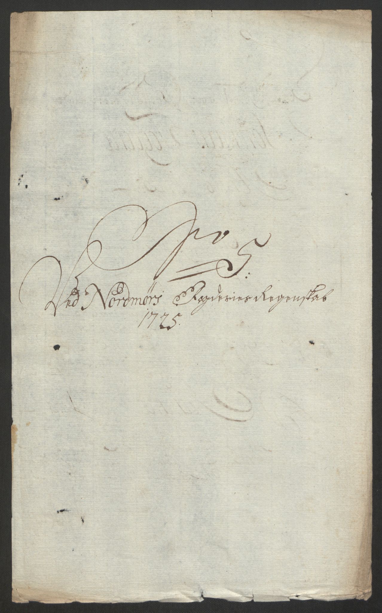 Rentekammeret inntil 1814, Reviderte regnskaper, Fogderegnskap, RA/EA-4092/R56/L3758: Fogderegnskap Nordmøre, 1725, p. 108