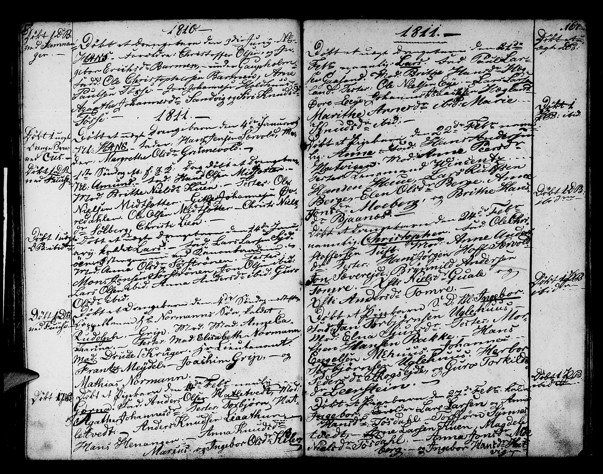Os sokneprestembete, SAB/A-99929: Parish register (official) no. A 11, 1789-1815, p. 167