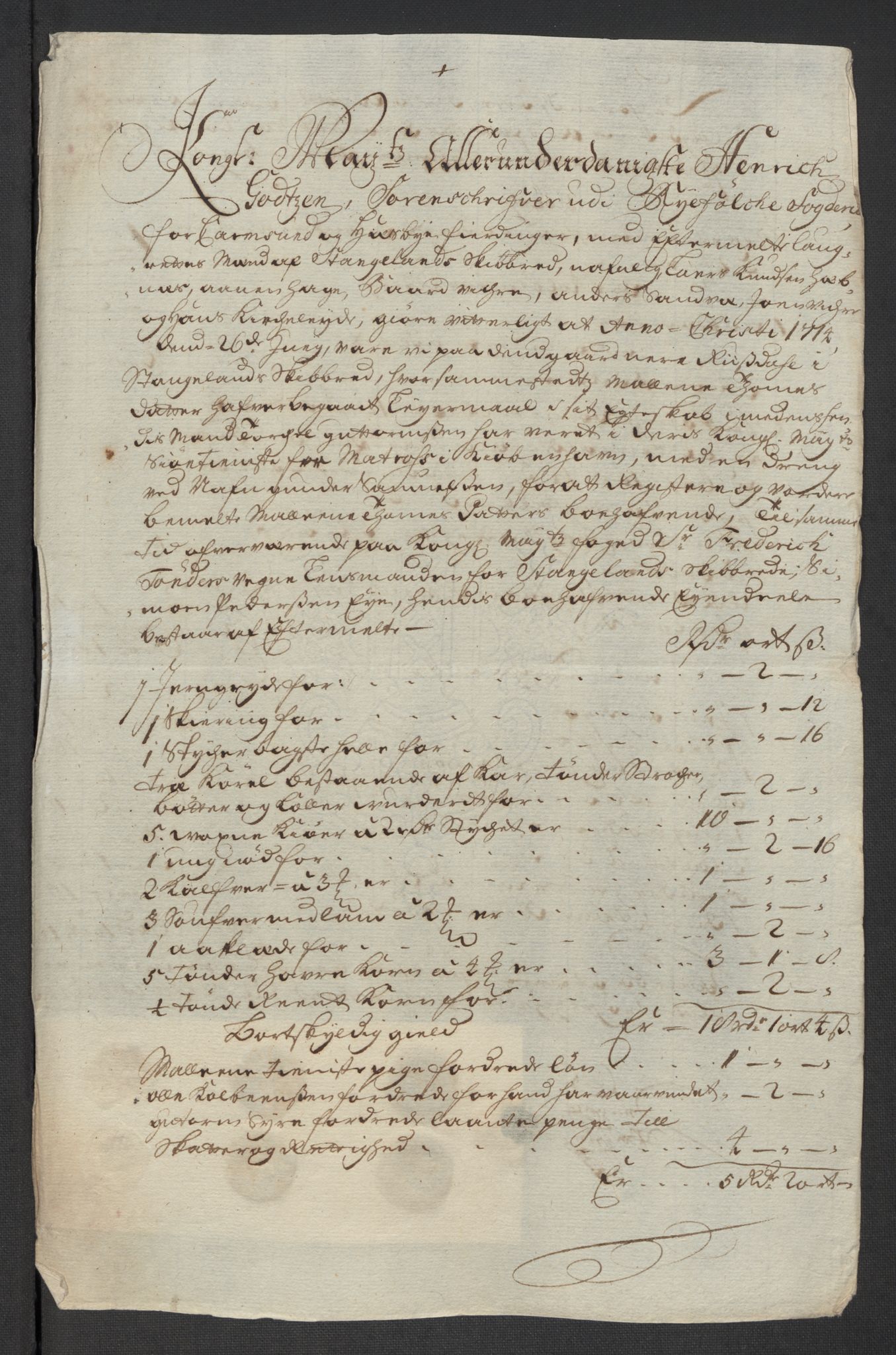 Rentekammeret inntil 1814, Reviderte regnskaper, Fogderegnskap, AV/RA-EA-4092/R47/L2867: Fogderegnskap Ryfylke, 1714, p. 193