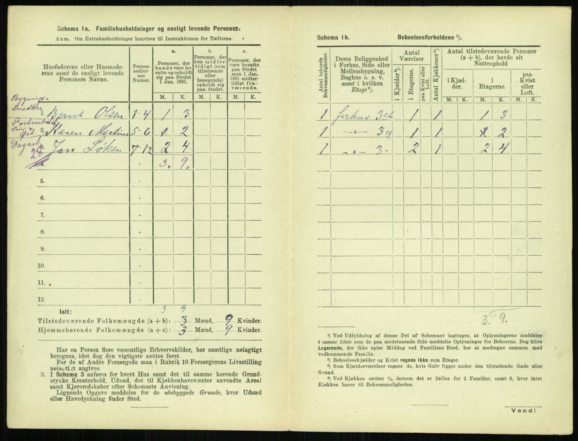 RA, 1891 census for 0301 Kristiania, 1891, p. 153701