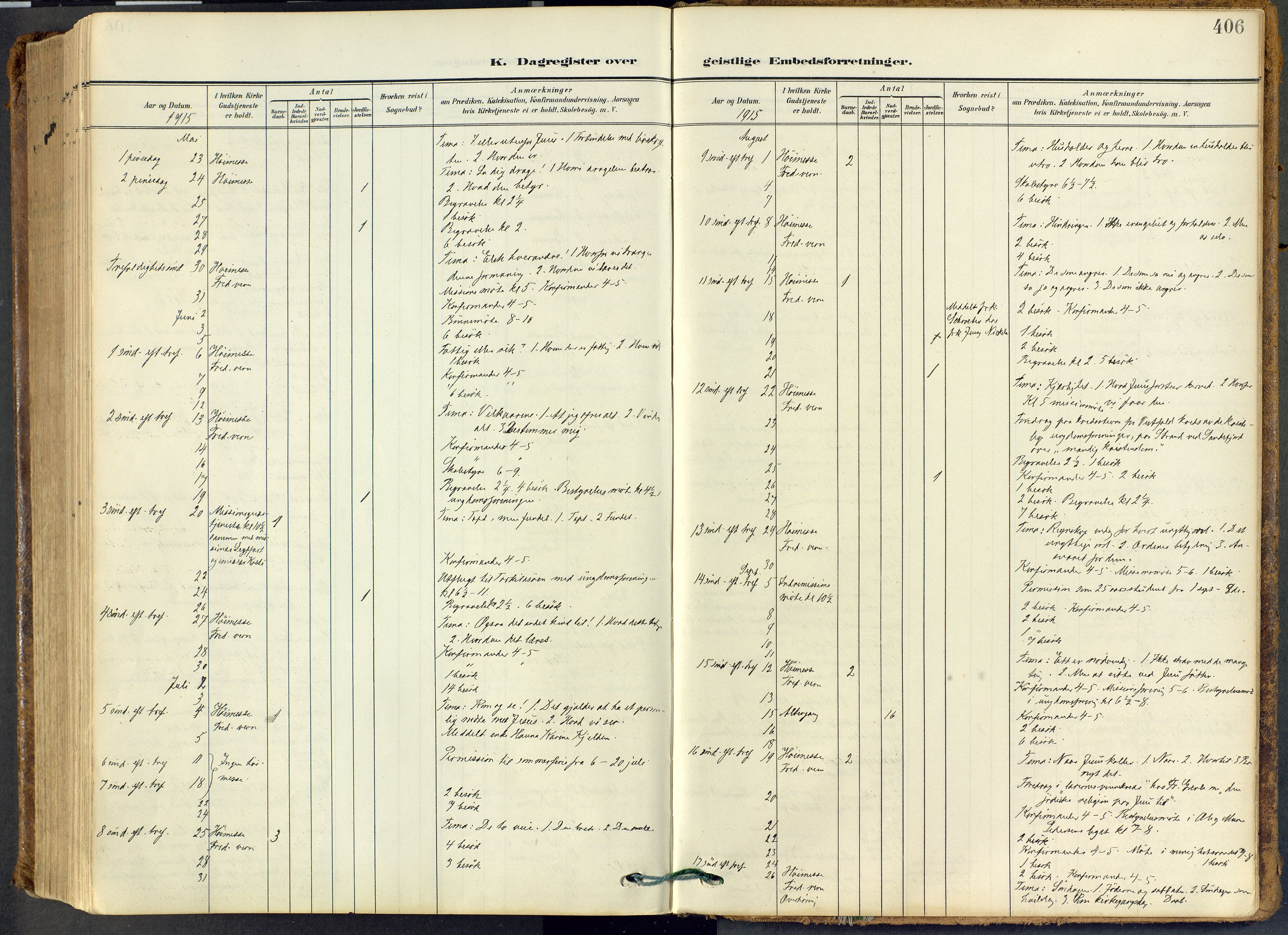 Stavern kirkebøker, SAKO/A-318/F/Fa/L0009: Parish register (official) no. 9, 1906-1955, p. 406
