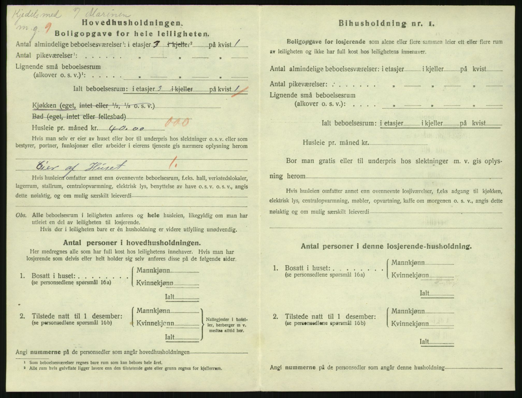 SAKO, 1920 census for Horten, 1920, p. 4488