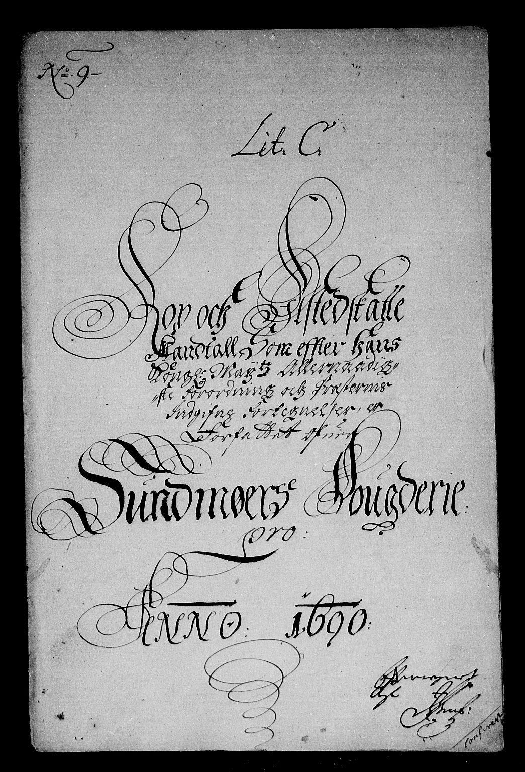 Rentekammeret inntil 1814, Reviderte regnskaper, Stiftamtstueregnskaper, Bergen stiftamt, AV/RA-EA-6043/R/Rc/L0093: Bergen stiftamt, 1690