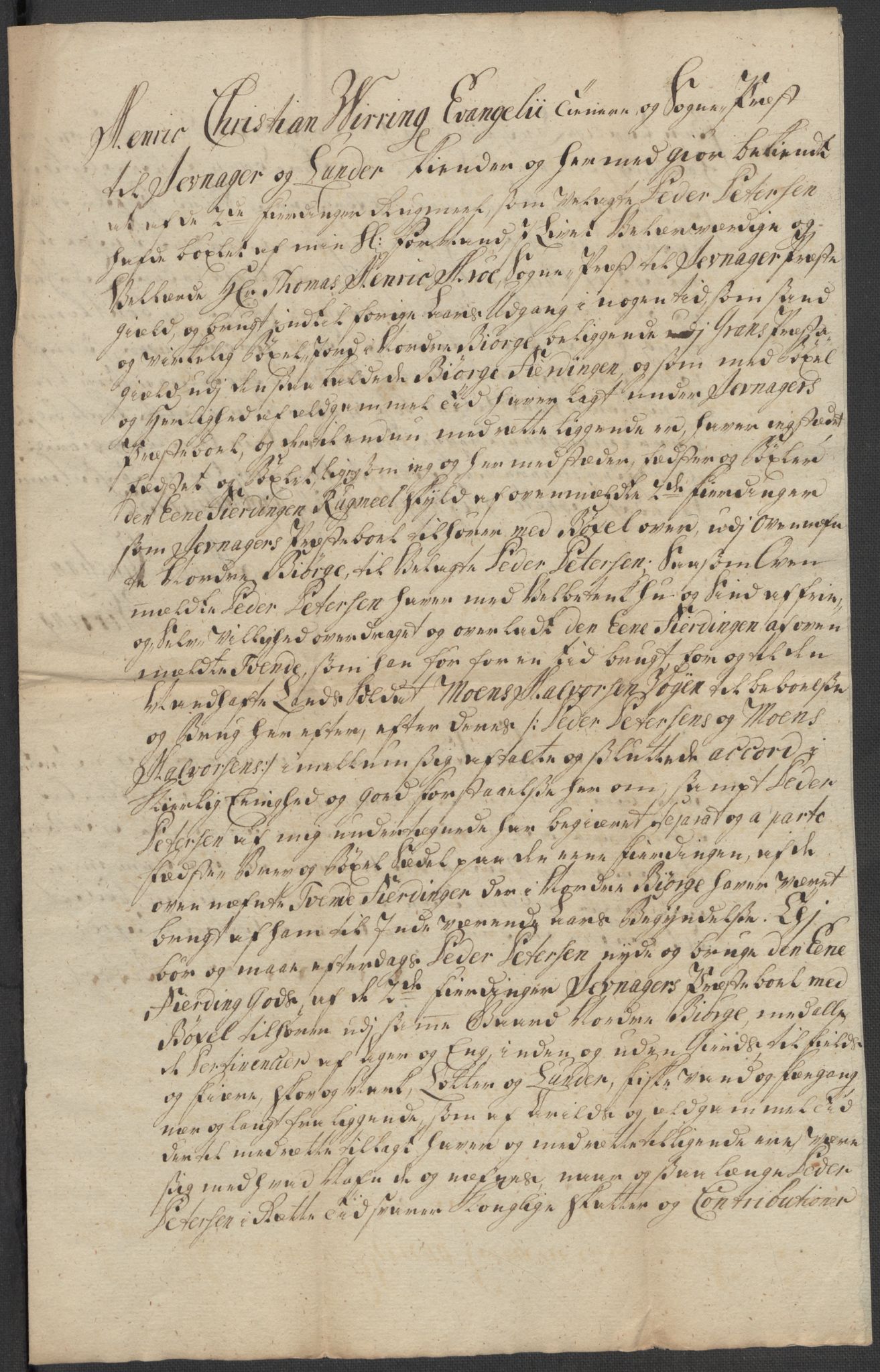 Riksarkivets diplomsamling, AV/RA-EA-5965/F15/L0014: Prestearkiv - Oppland, 1696-1879, p. 93