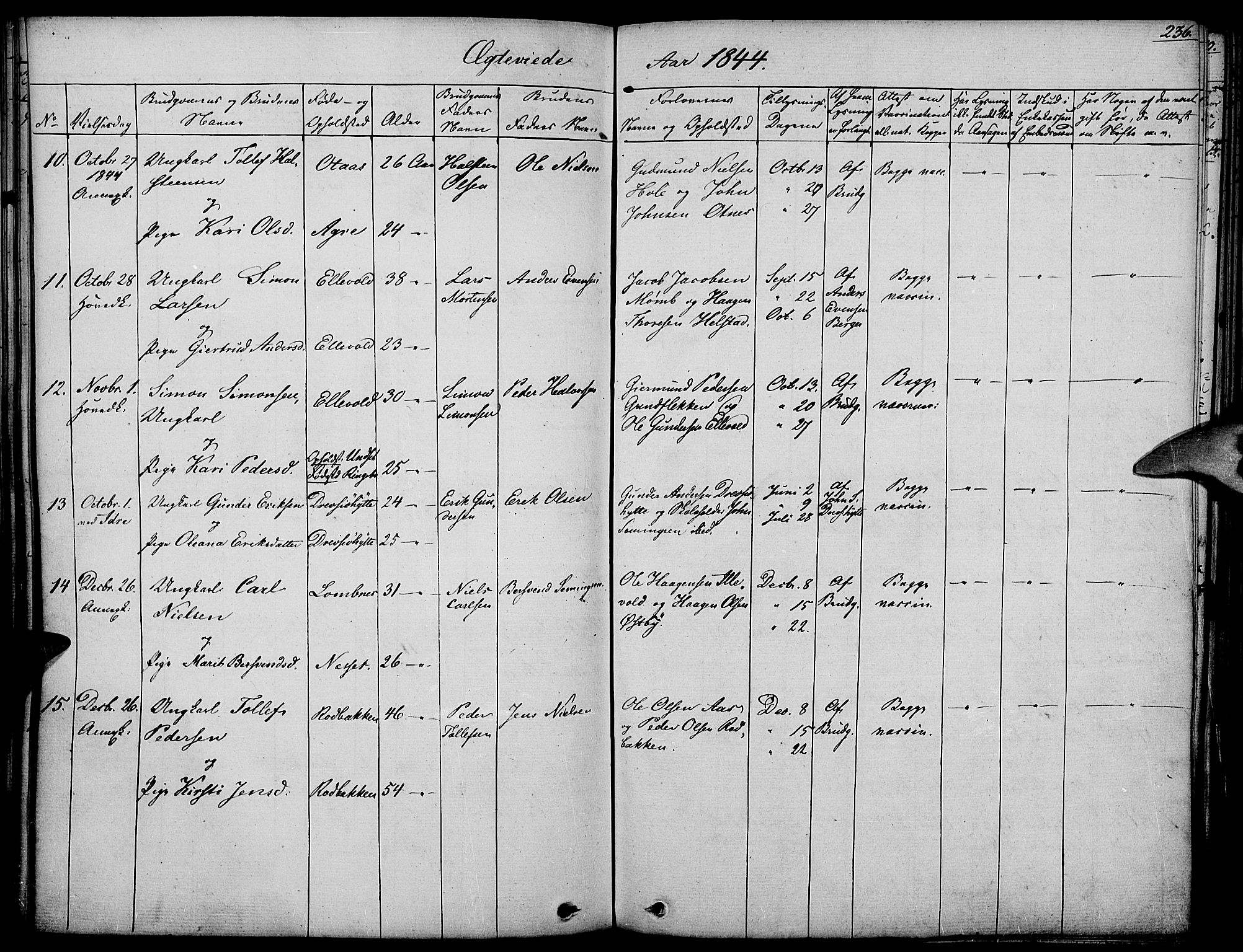 Rendalen prestekontor, AV/SAH-PREST-054/H/Ha/Haa/L0004: Parish register (official) no. 4, 1829-1852, p. 236