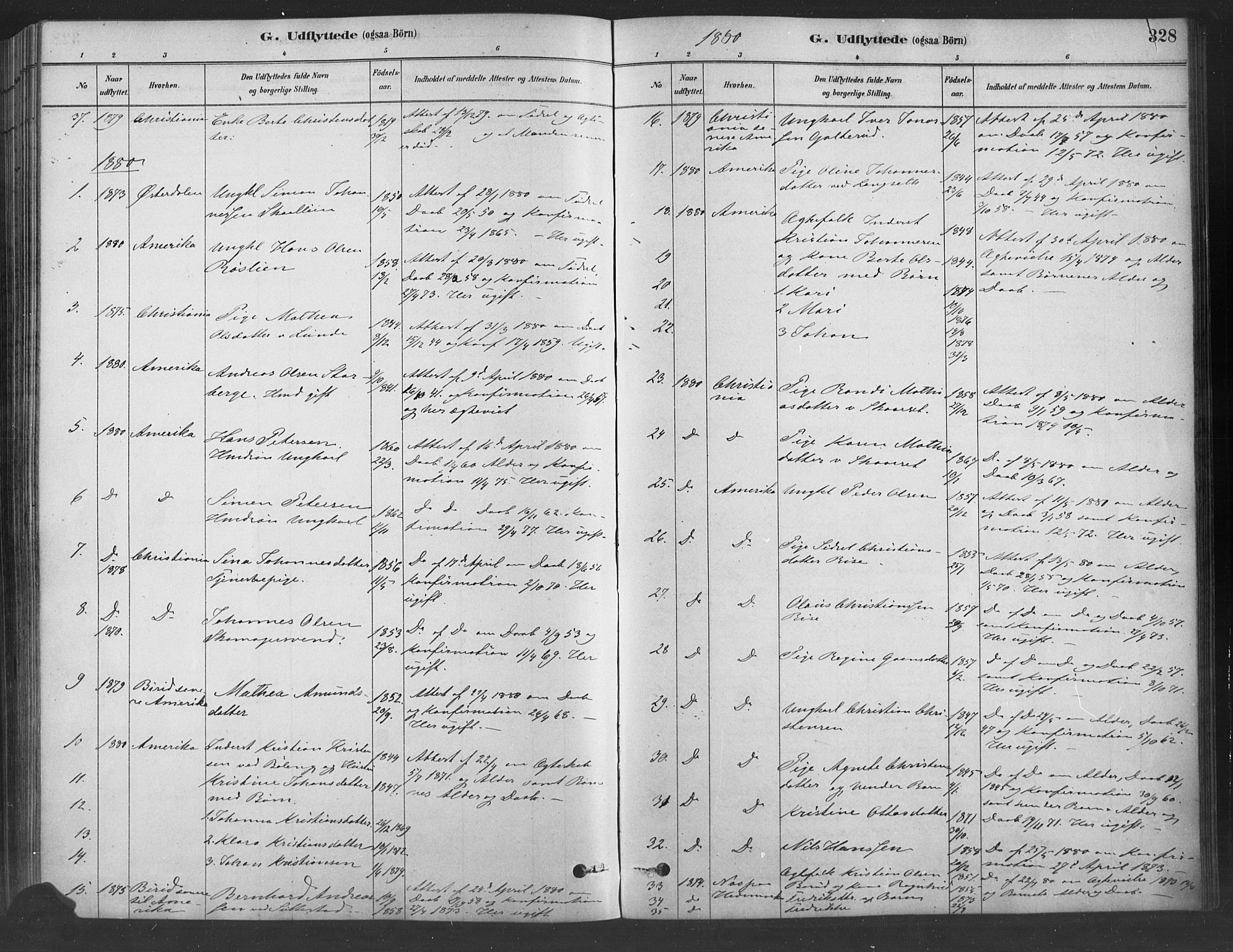 Fåberg prestekontor, SAH/PREST-086/H/Ha/Haa/L0009: Parish register (official) no. 9, 1879-1898, p. 328