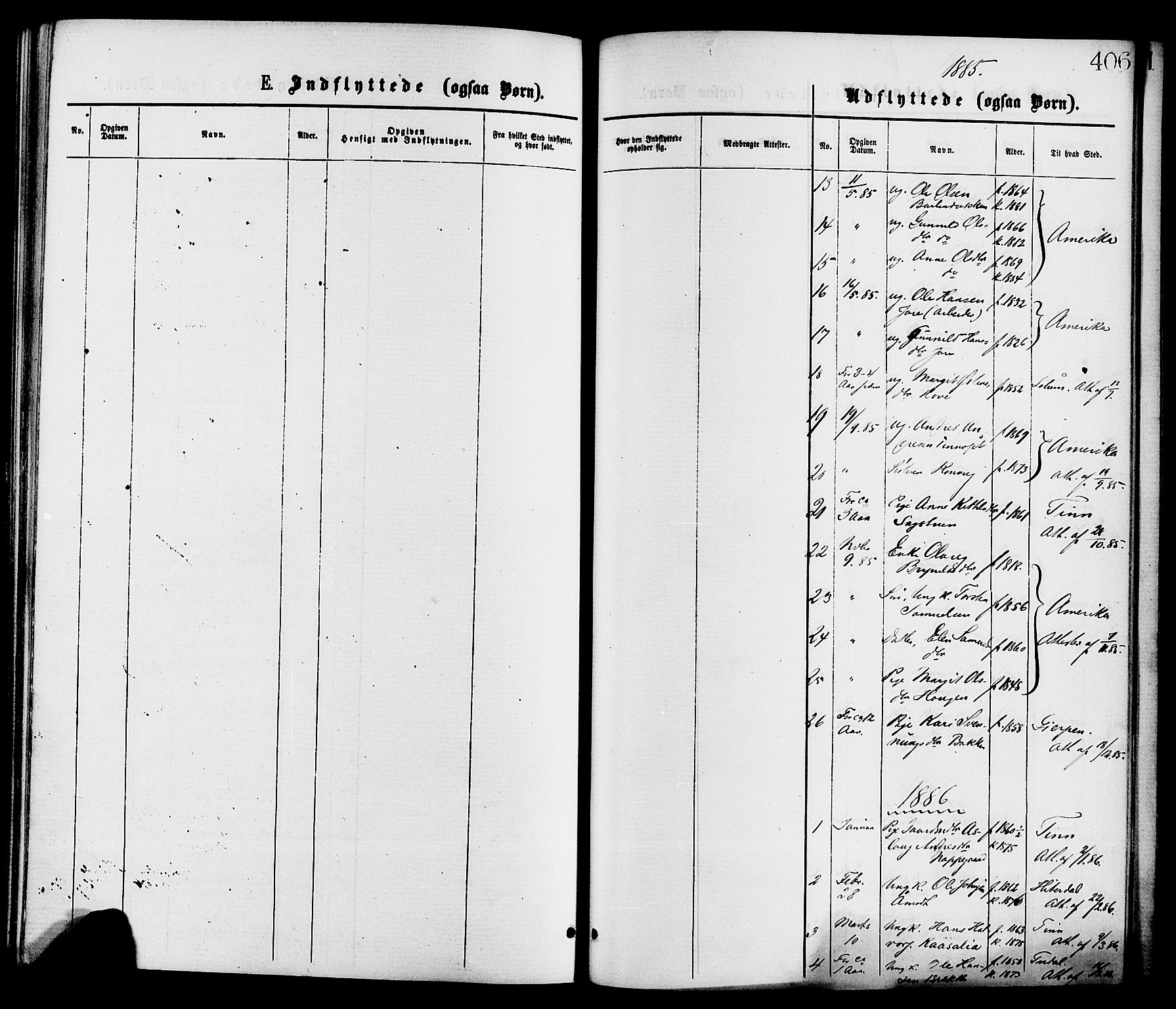 Gransherad kirkebøker, SAKO/A-267/F/Fa/L0004: Parish register (official) no. I 4, 1871-1886, p. 406