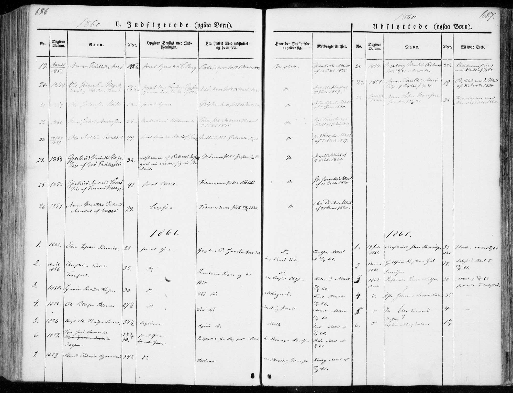 Ministerialprotokoller, klokkerbøker og fødselsregistre - Møre og Romsdal, SAT/A-1454/558/L0689: Parish register (official) no. 558A03, 1843-1872, p. 686-687