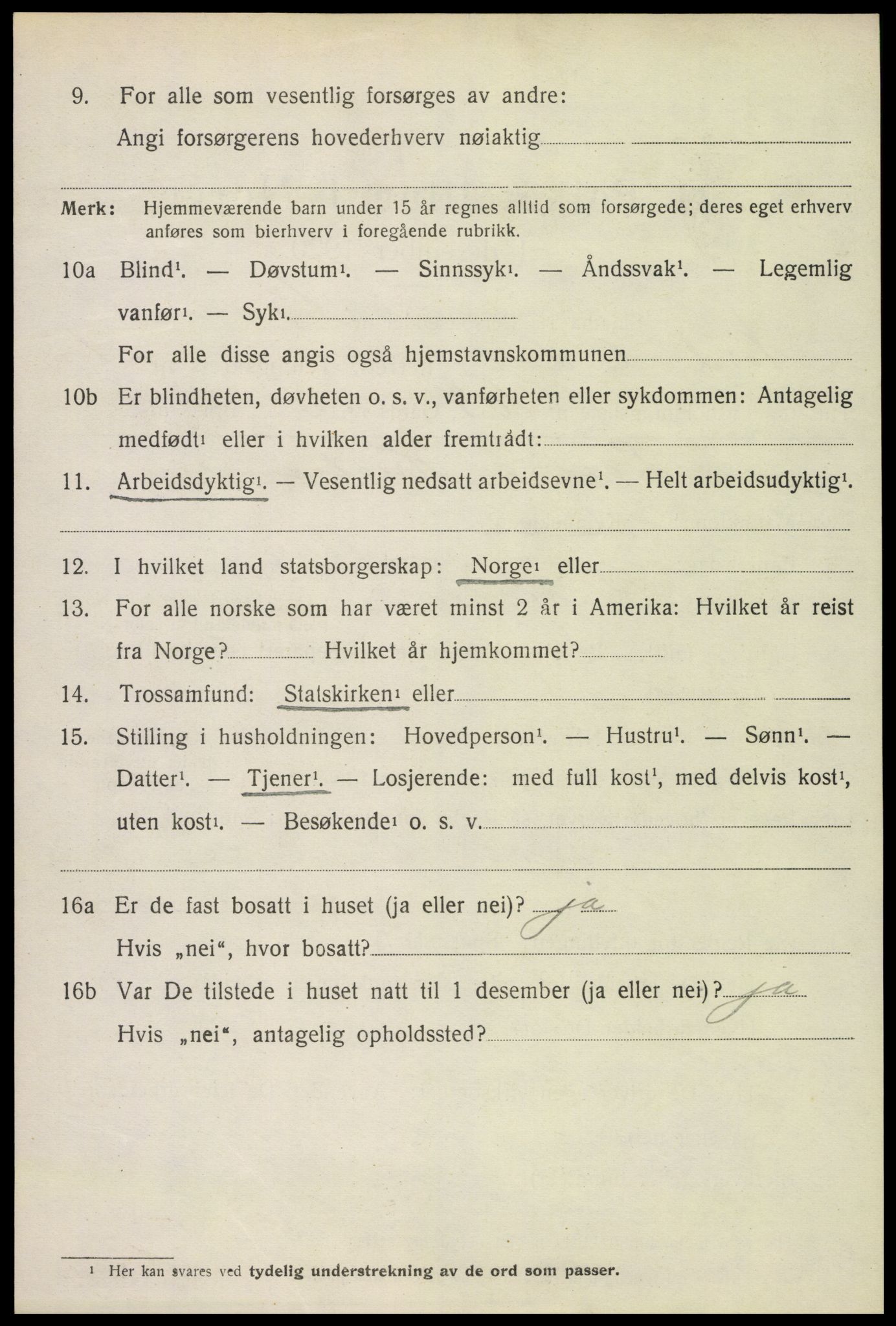 SAH, 1920 census for Nord-Odal, 1920, p. 10848