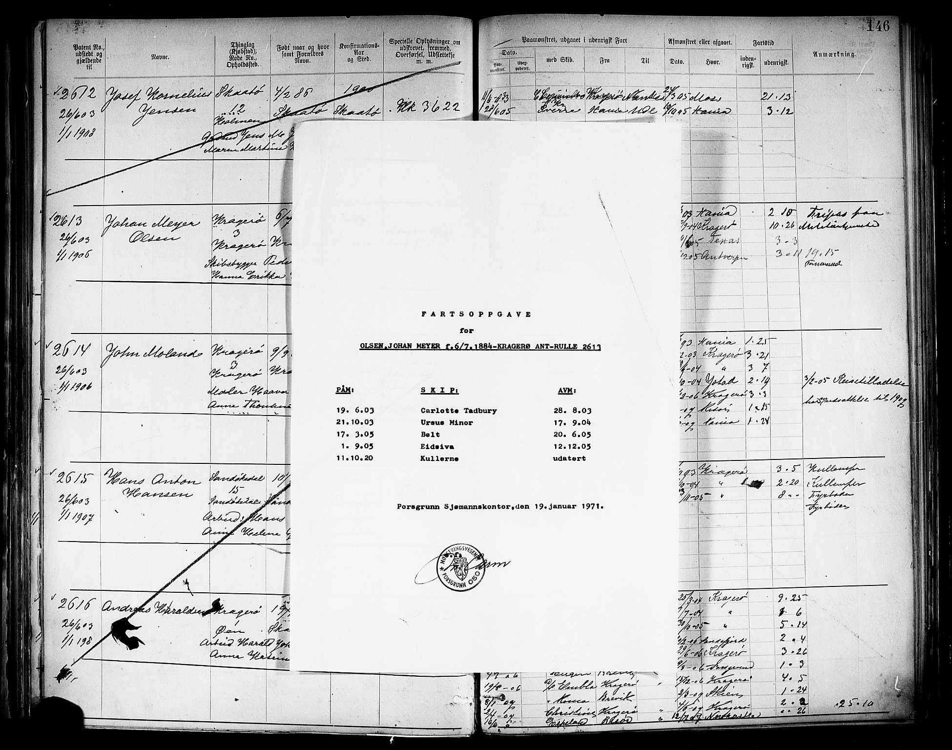 Kragerø innrulleringskontor, AV/SAKO-A-830/F/Fb/L0004: Annotasjonsrulle, 1892, p. 159