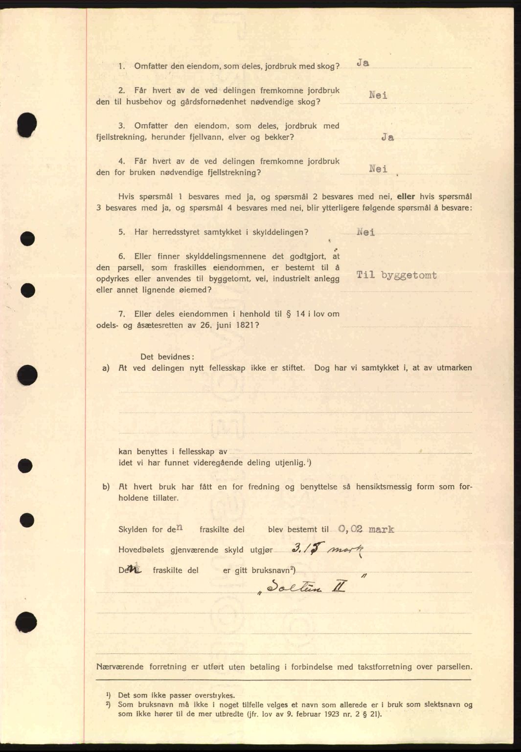 Romsdal sorenskriveri, AV/SAT-A-4149/1/2/2C: Mortgage book no. A1, 1936-1936, Diary no: : 985/1936