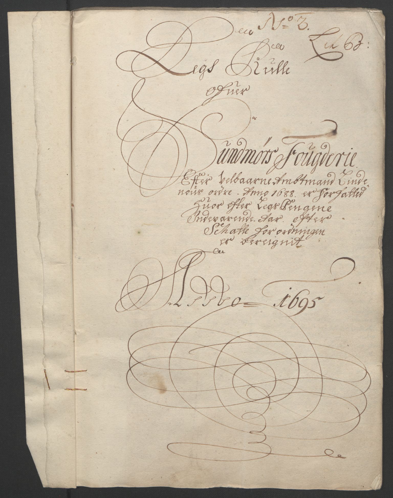 Rentekammeret inntil 1814, Reviderte regnskaper, Fogderegnskap, RA/EA-4092/R54/L3555: Fogderegnskap Sunnmøre, 1694-1695, p. 209