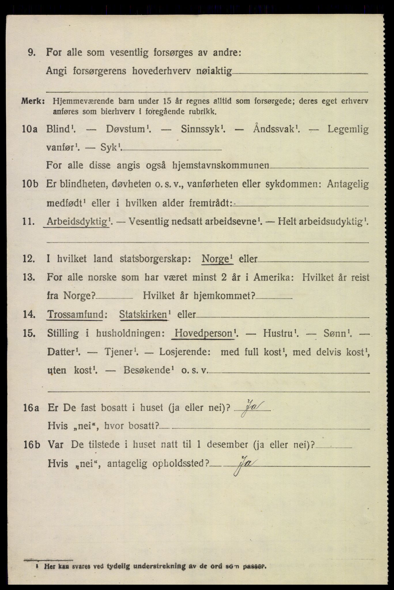 SAH, 1920 census for Øvre Rendal, 1920, p. 2450