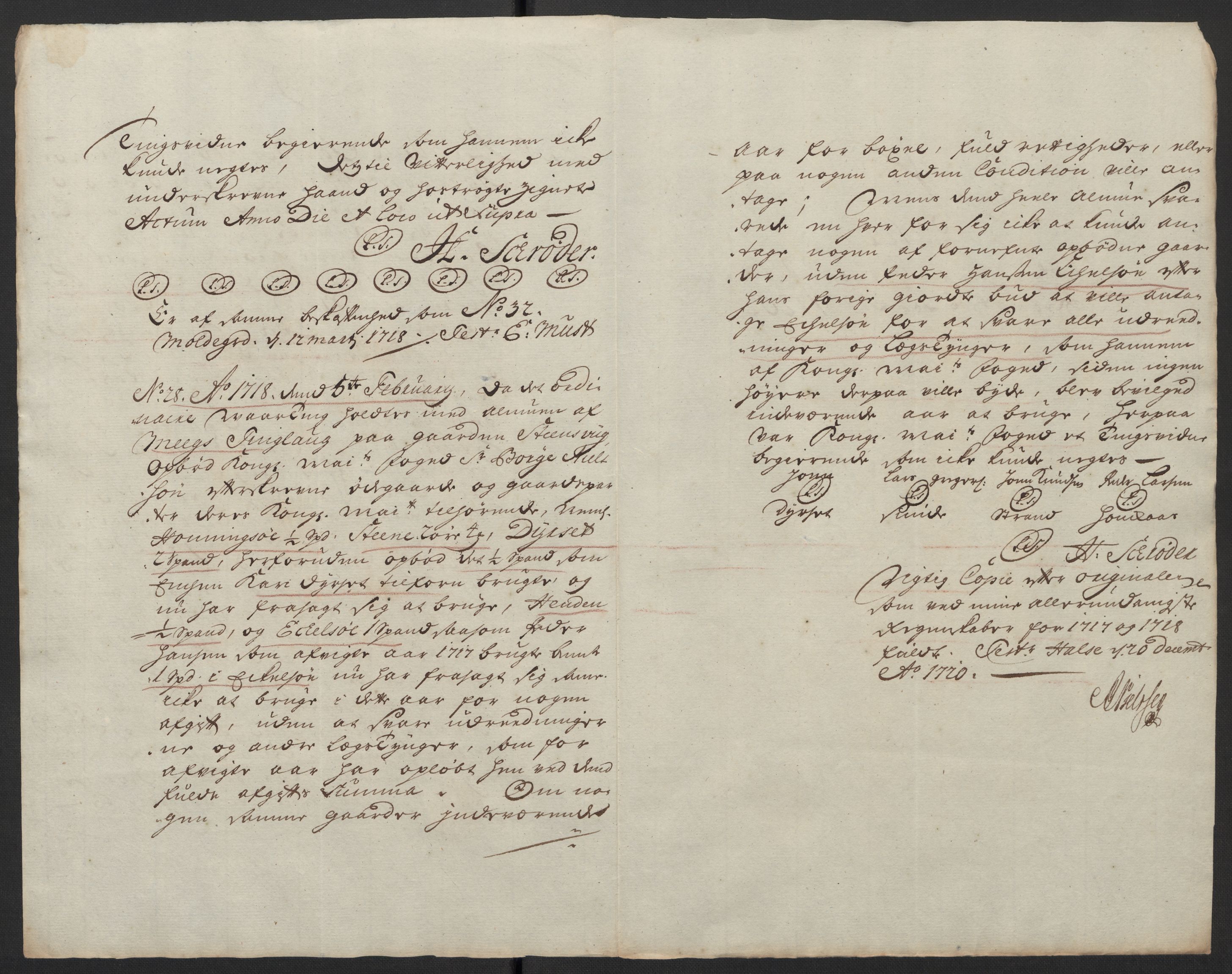 Rentekammeret inntil 1814, Reviderte regnskaper, Fogderegnskap, AV/RA-EA-4092/R56/L3753: Fogderegnskap Nordmøre, 1720, p. 501