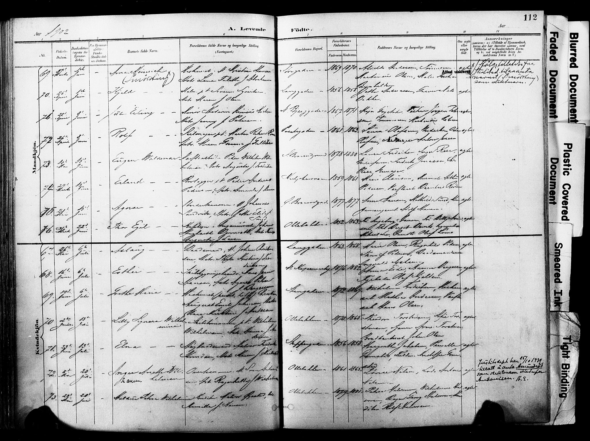 Horten kirkebøker, AV/SAKO-A-348/F/Fa/L0005: Parish register (official) no. 5, 1896-1904, p. 112