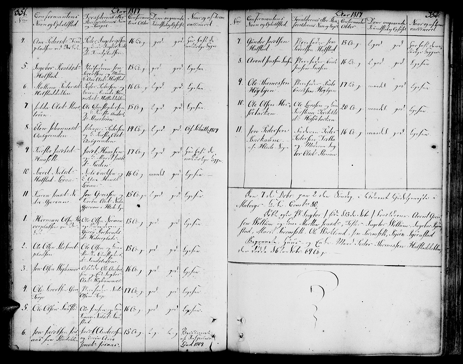 Ministerialprotokoller, klokkerbøker og fødselsregistre - Sør-Trøndelag, AV/SAT-A-1456/606/L0281: Parish register (official) no. 606A02 /2, 1781-1817, p. 351-352